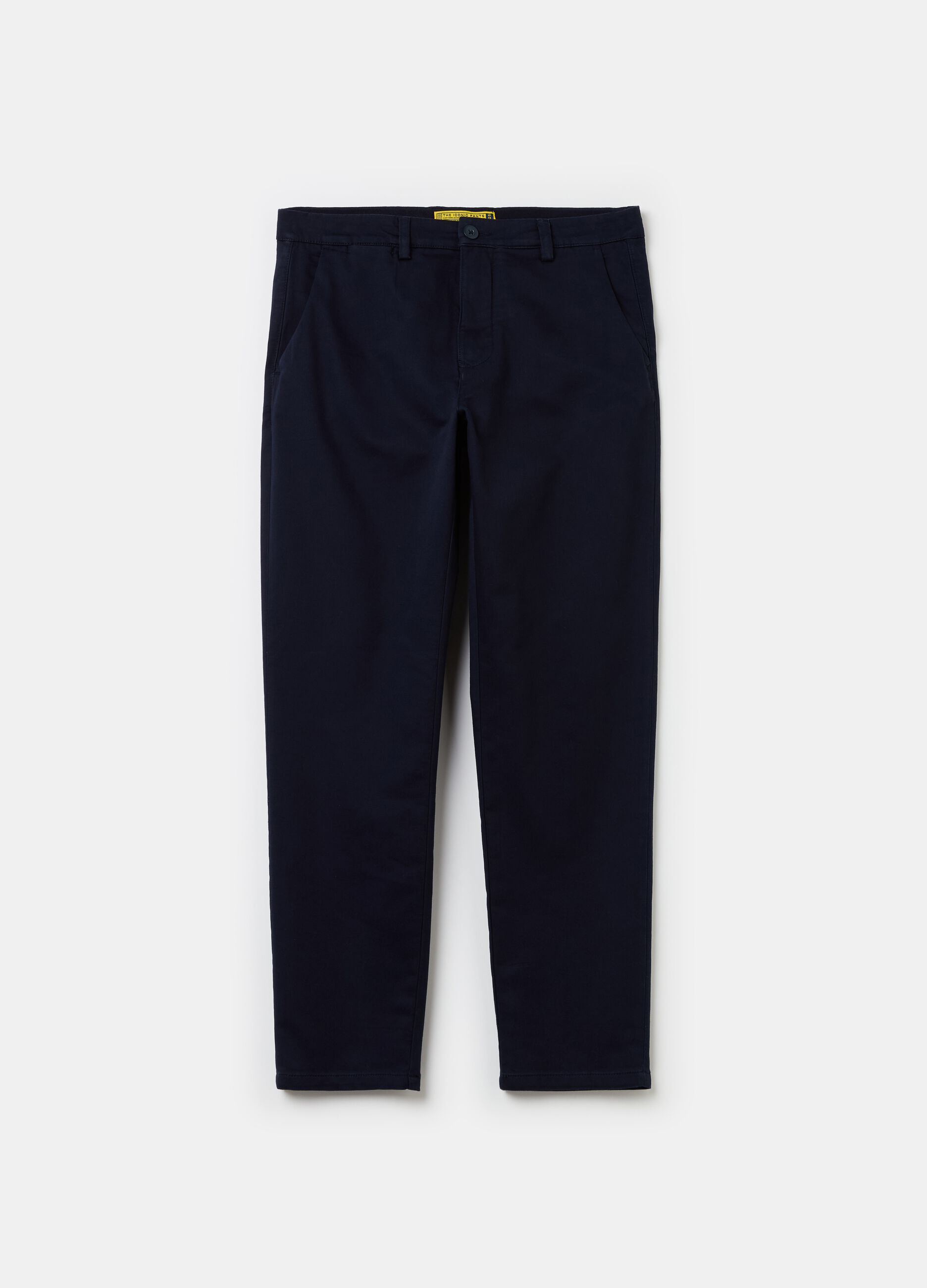 Stretch cotton chinos