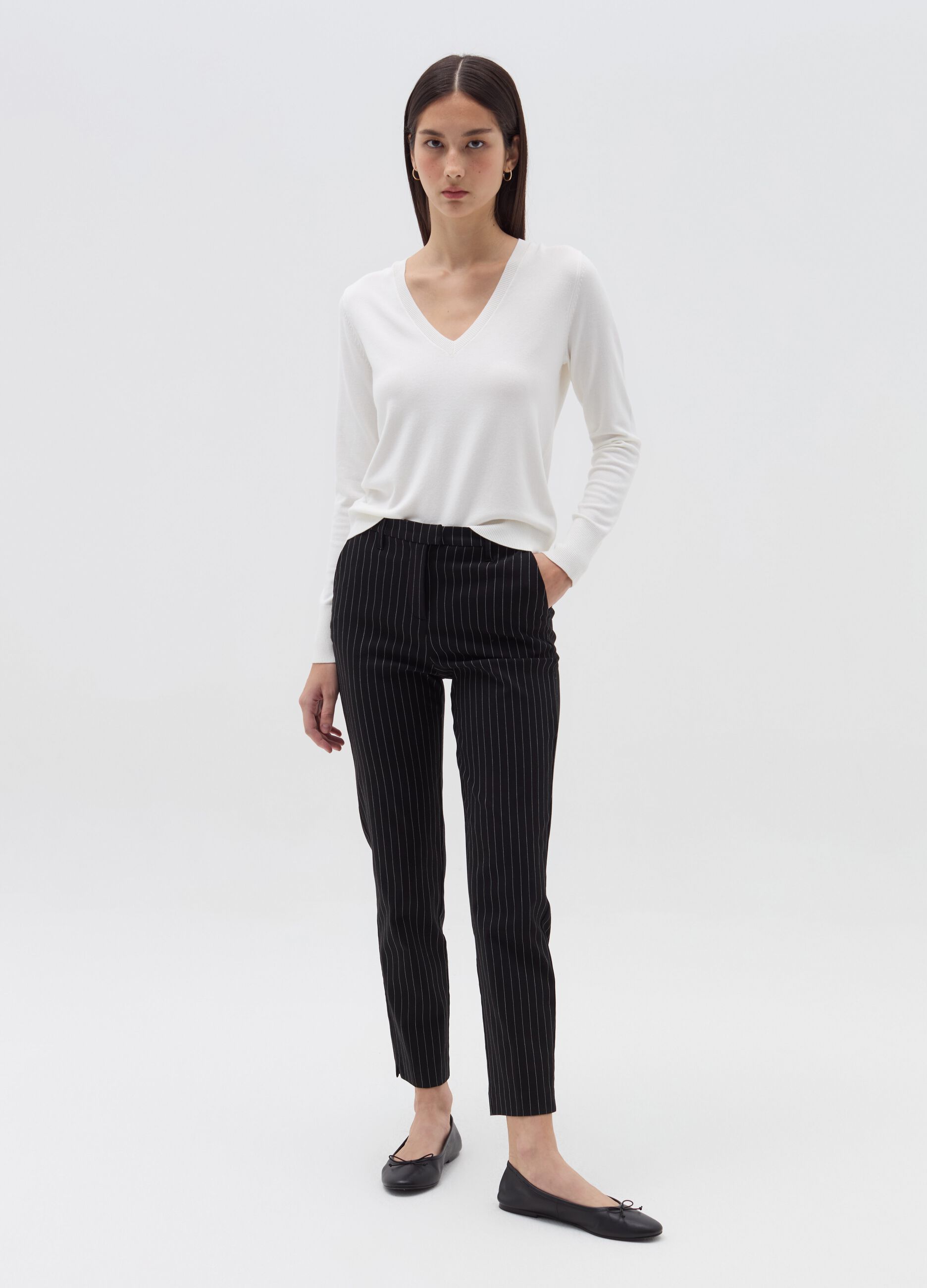 Stretch chino trousers