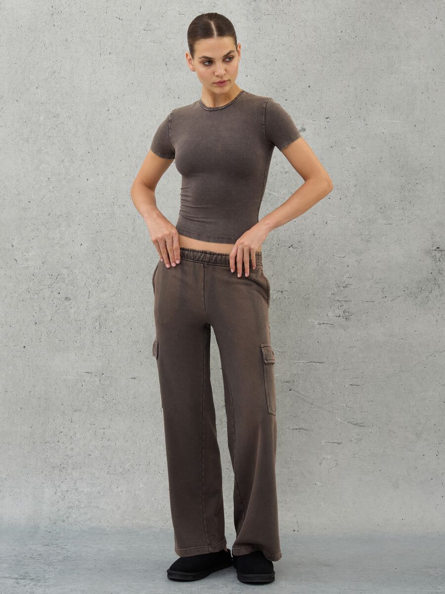 Cargo Sweatpants Vintage Brown_0