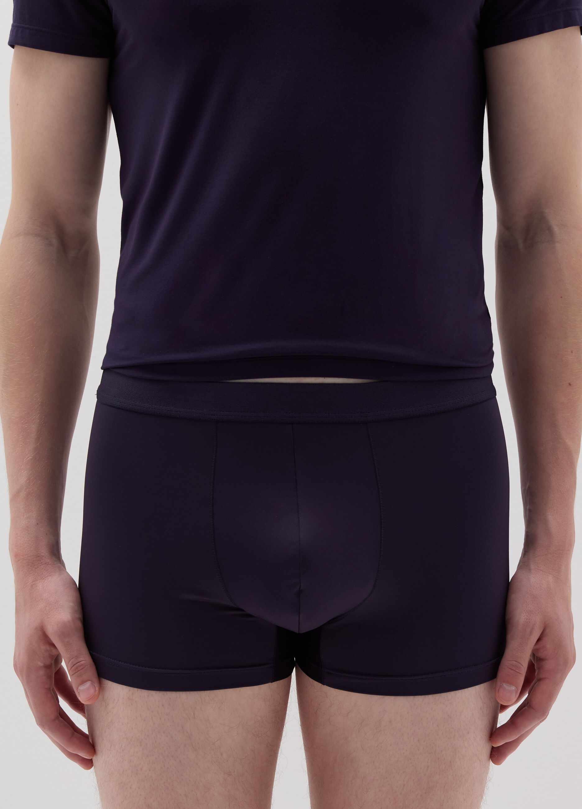 Boxer shorts in stretch microfibre