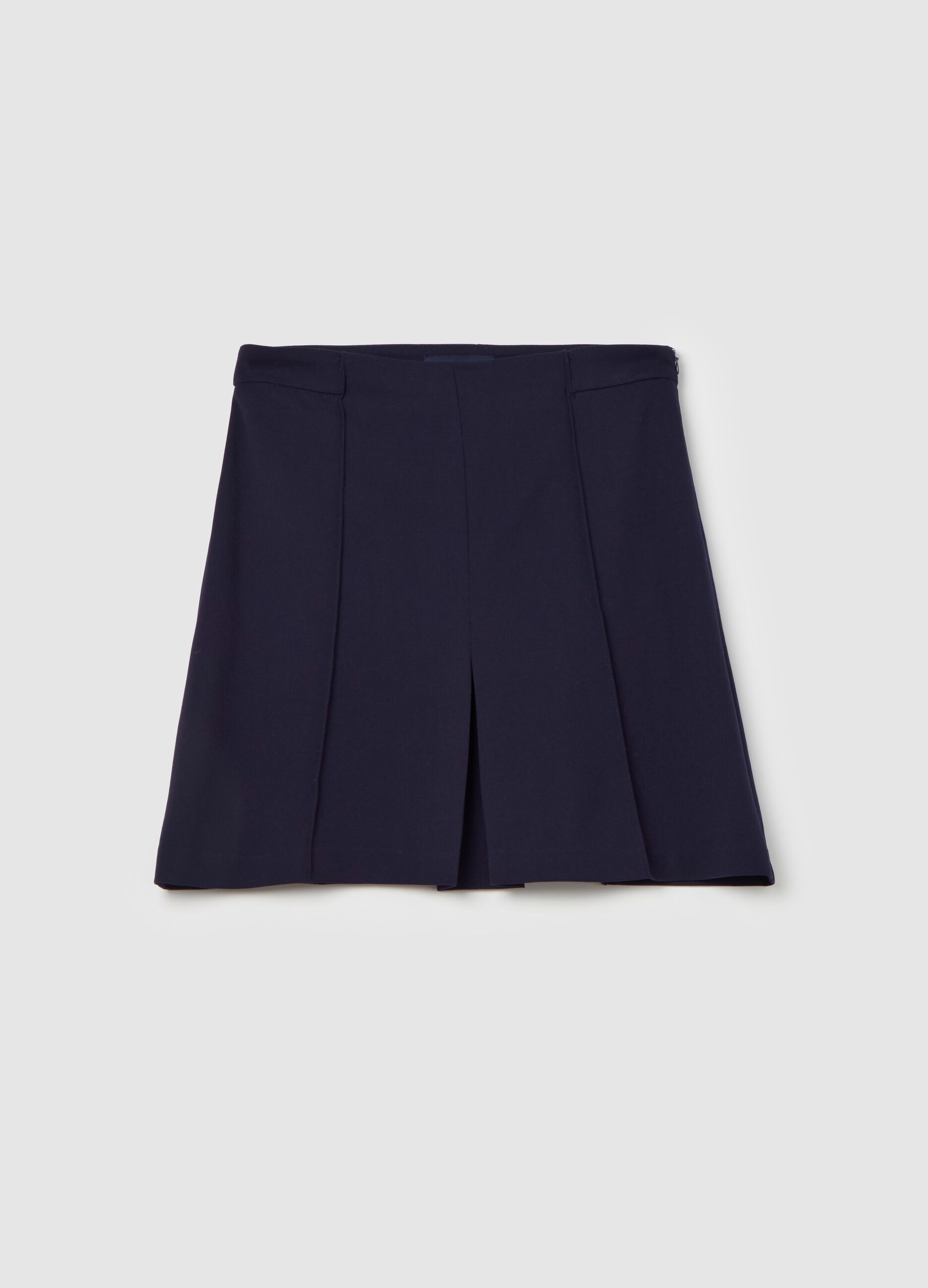 Contemporary pleated miniskirt