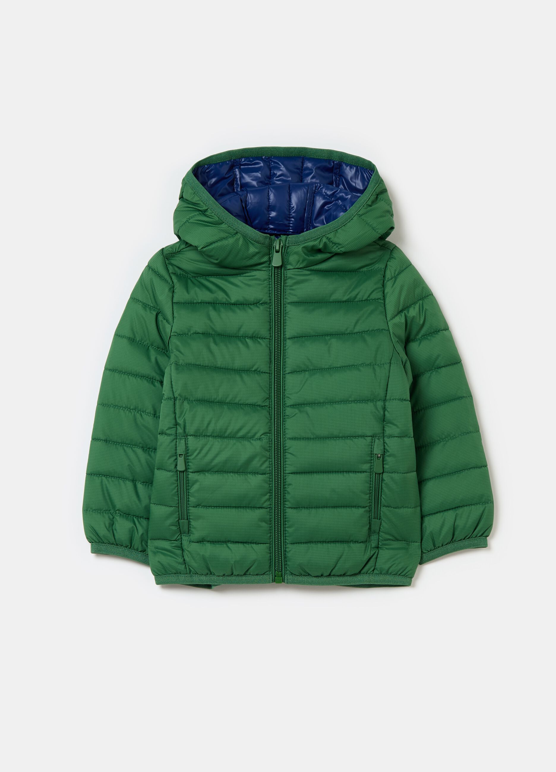 Ultralight down jacket with ripstop weave