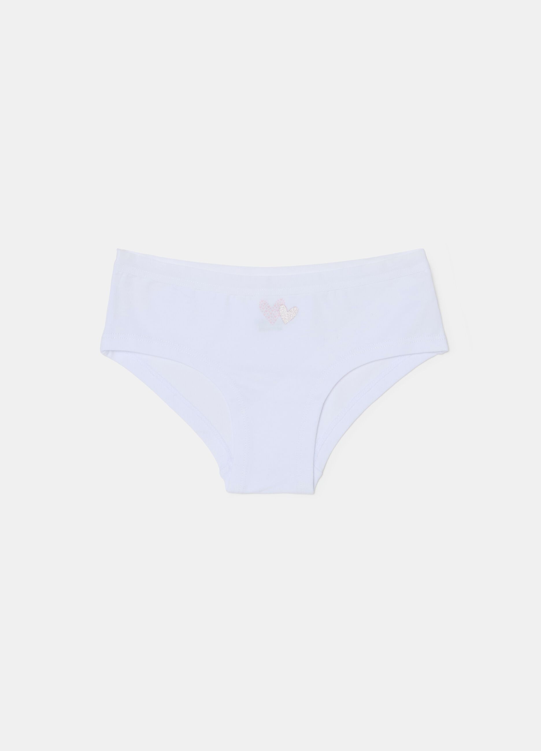 Organic cotton French knickers with print