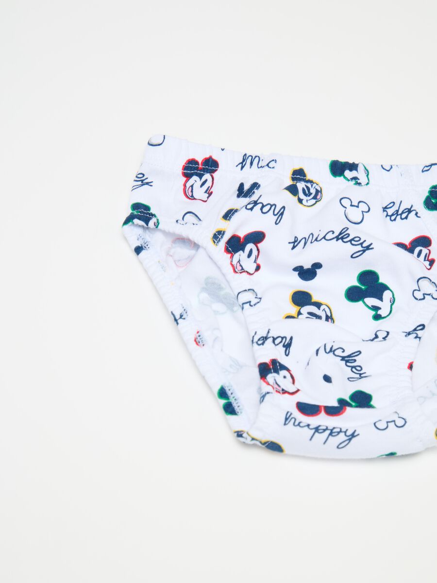 Five-pack organic cotton briefs with Mickey Mouse print_3
