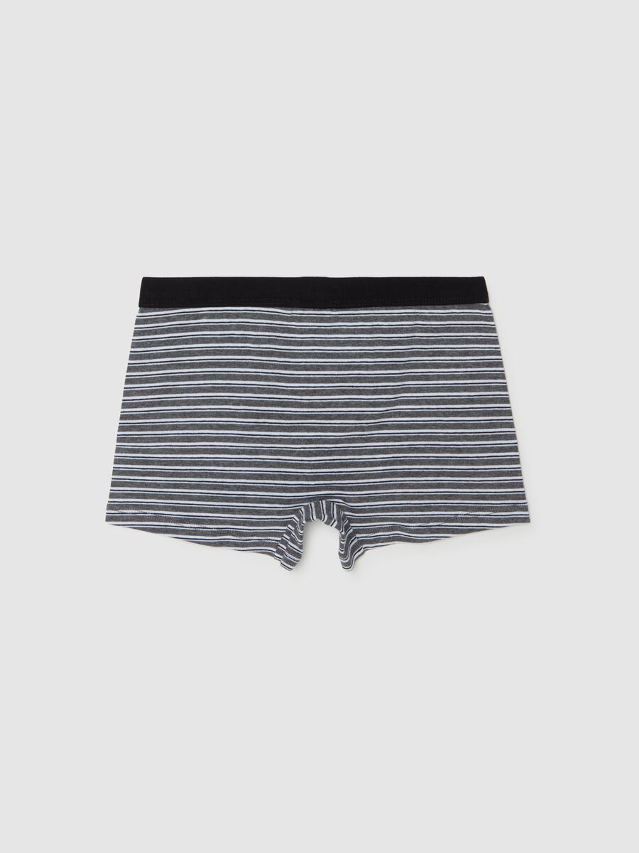 Organic cotton boxer shorts with striped pattern_1