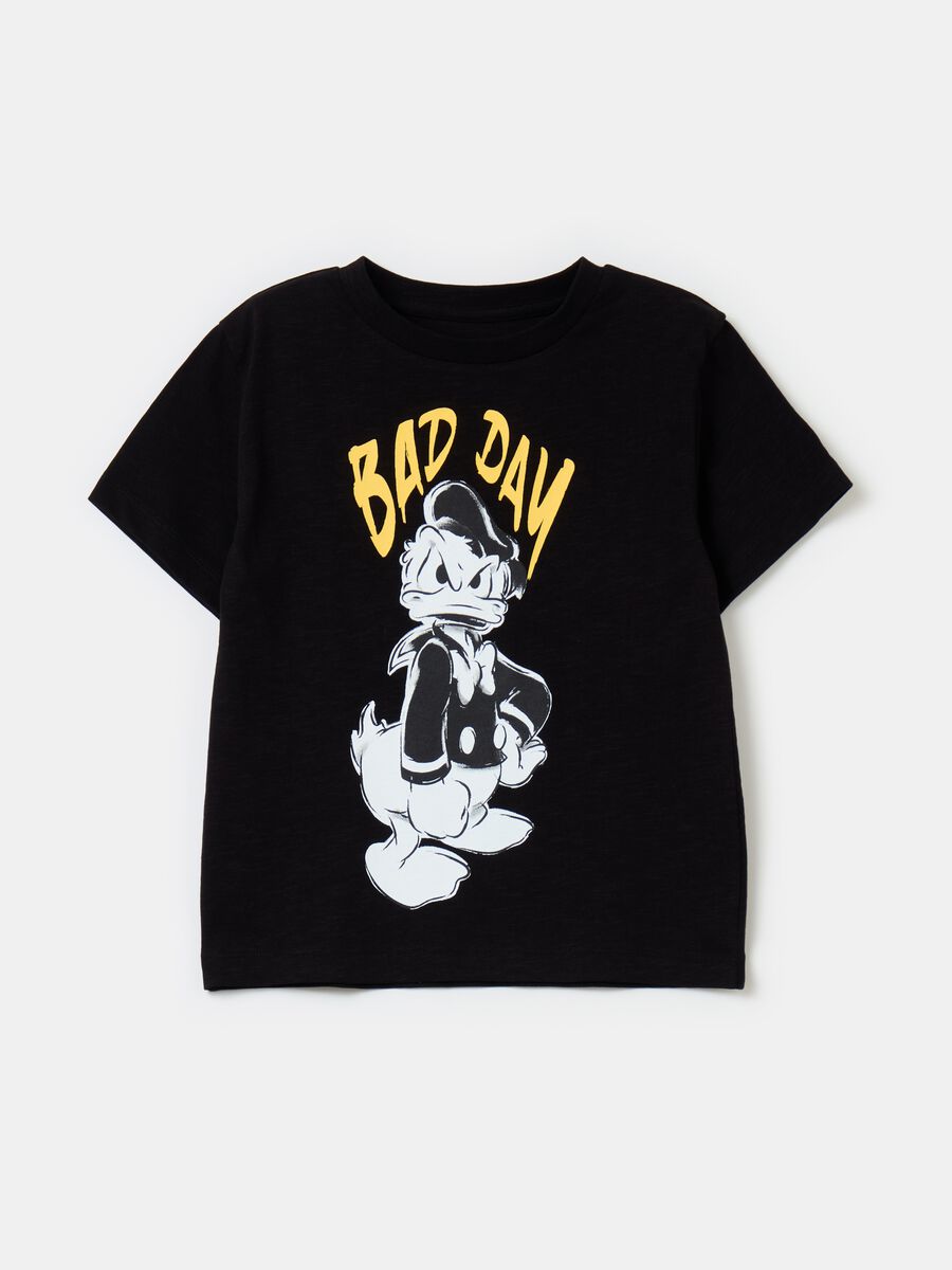 Cotton T-shirt with Donald Duck print_0