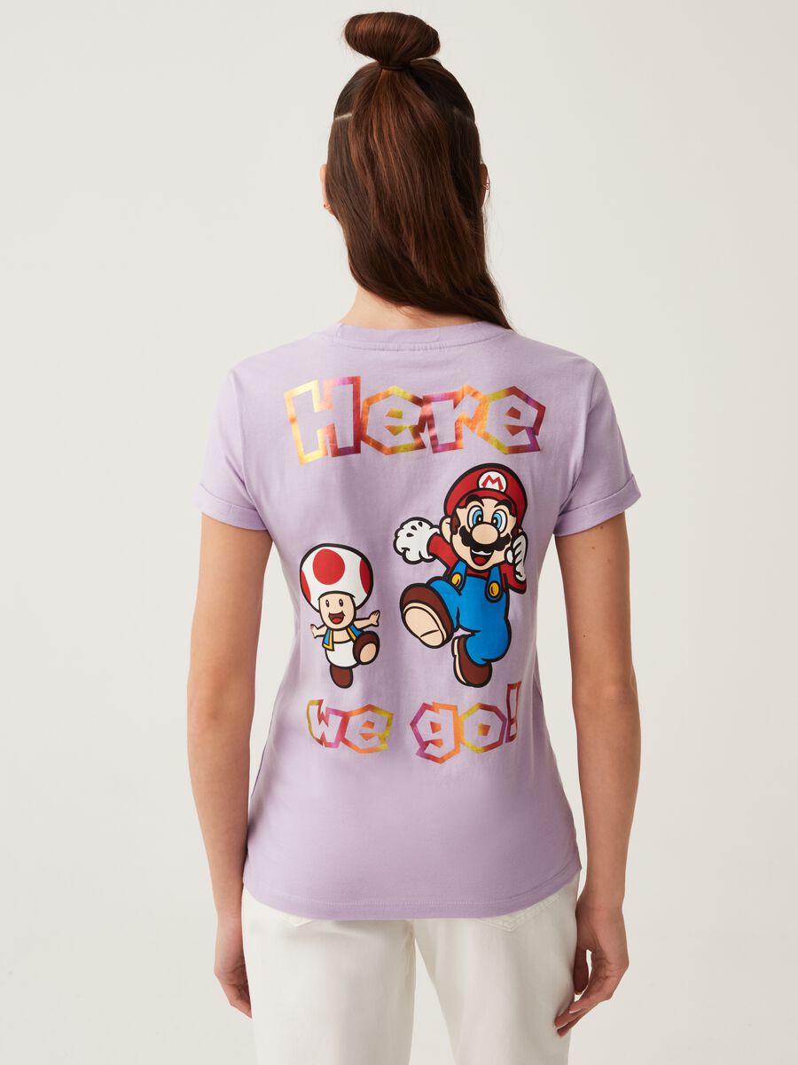 T-shirt with Super Mario and Toad print_2