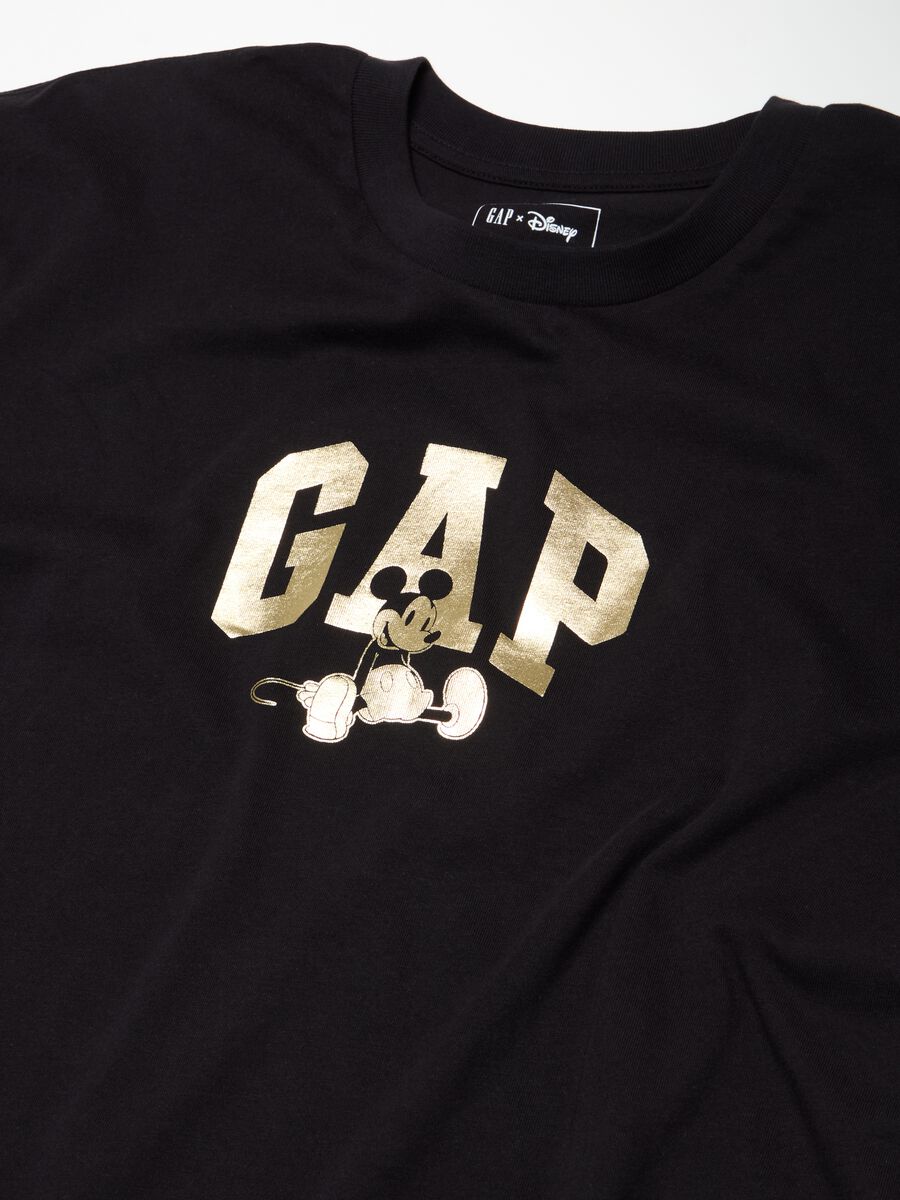 T-shirt with logo print in foil_2