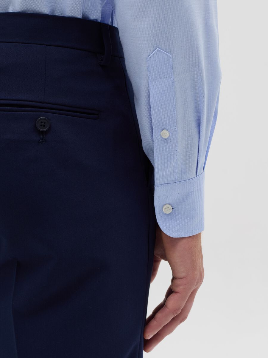 Regular-fit easy-iron shirt in Oxford cotton_3