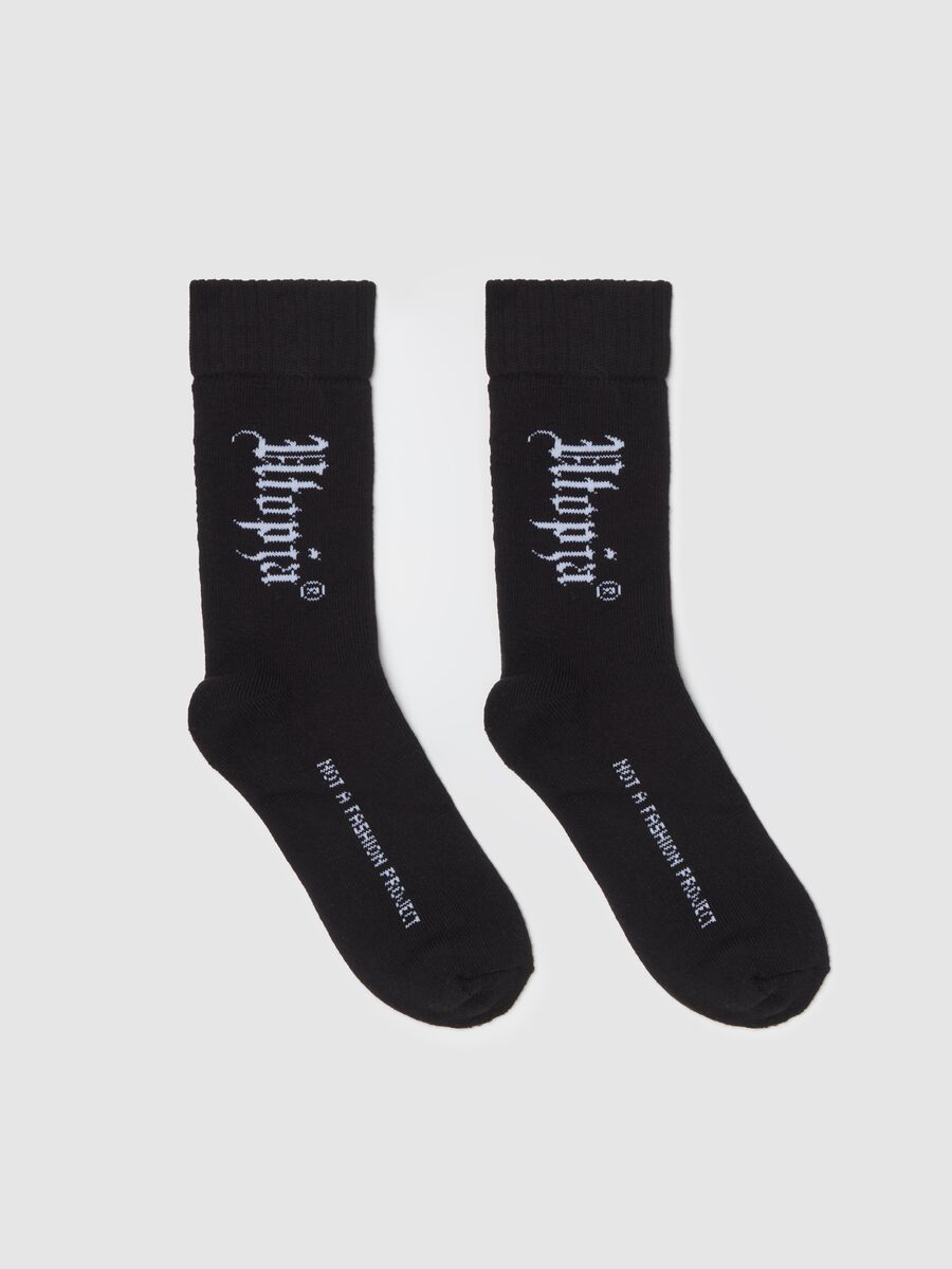 Heavy Tennis Socks Black_0