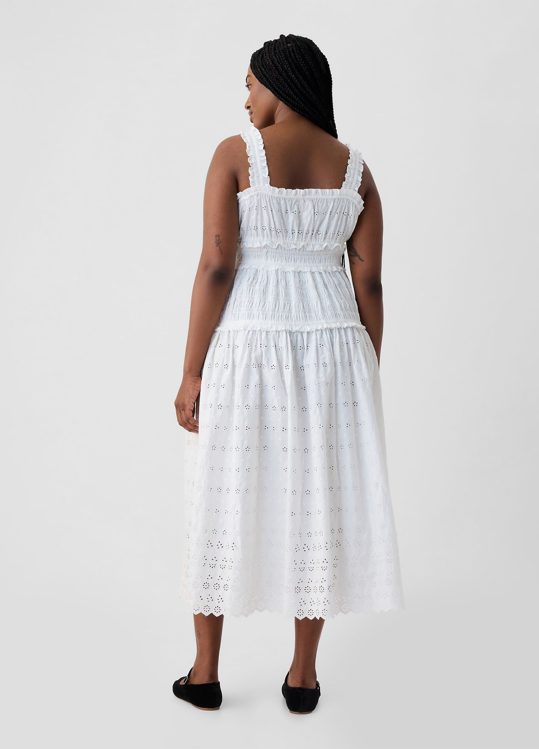 GAP for DÔEN midi dress in broderie anglaise