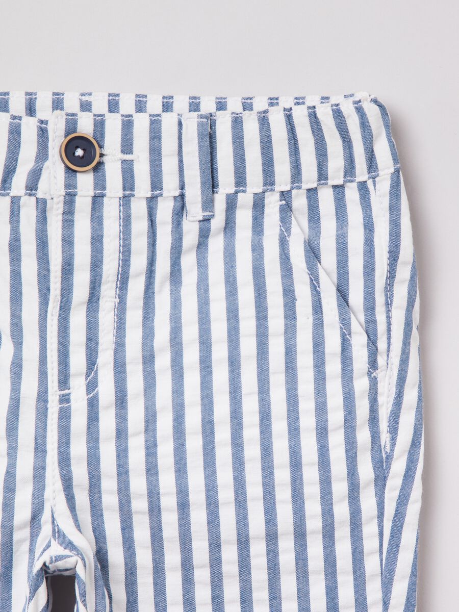 Trousers in yarn-dyed striped cotton_2