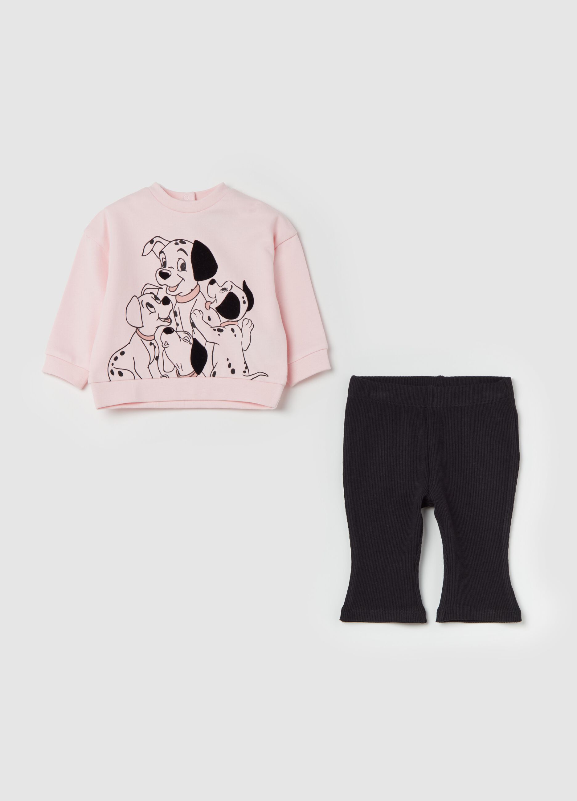 Jogging set with 101 Dalmatians print