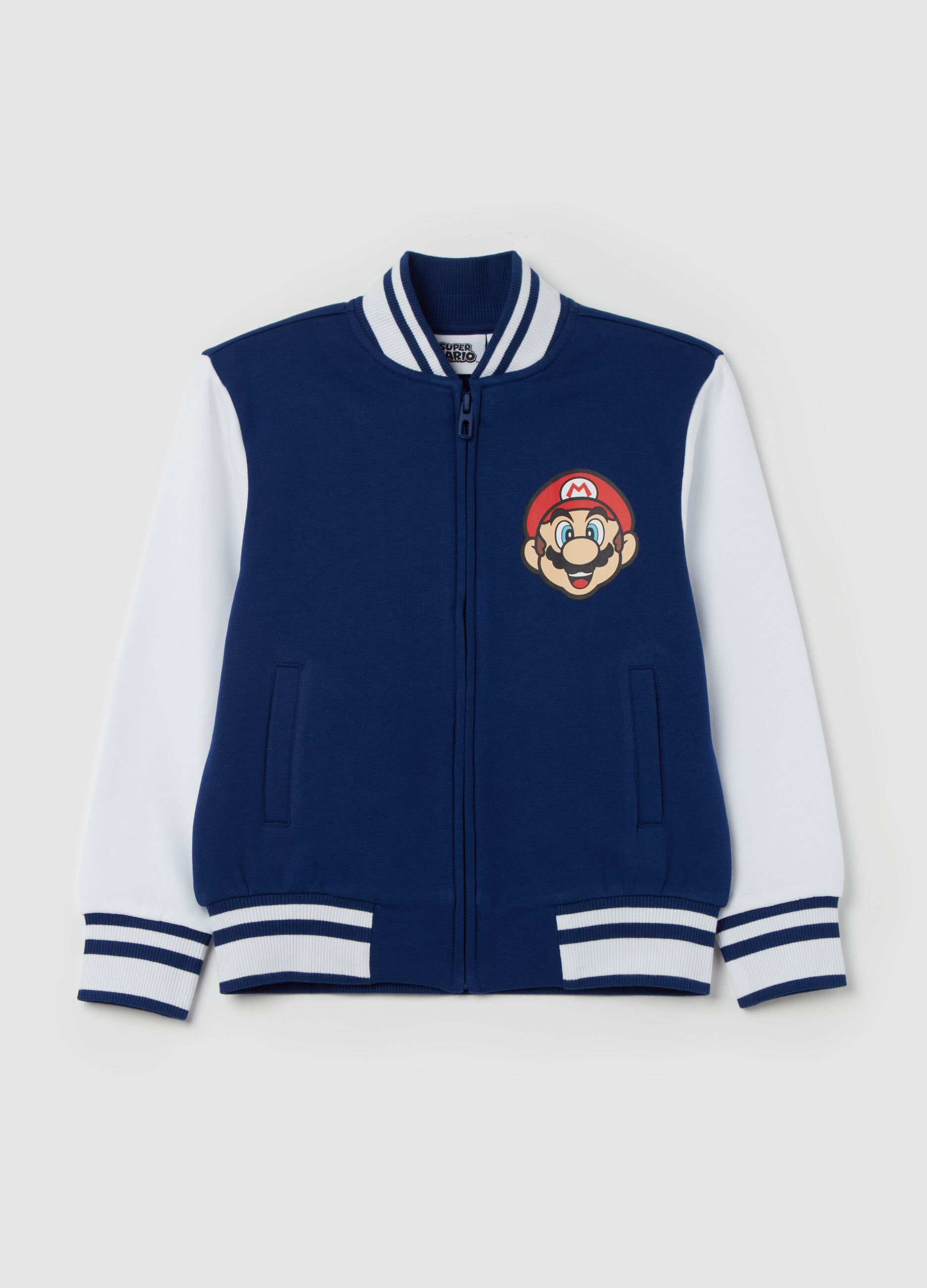 Full-zip varsity con stampa Super Mario™