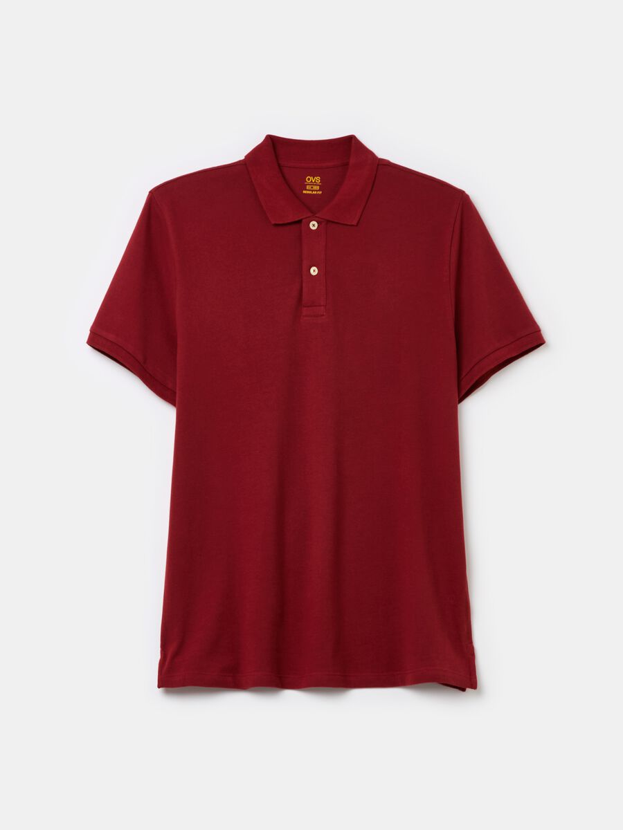 Cotton pique polo shirt_4