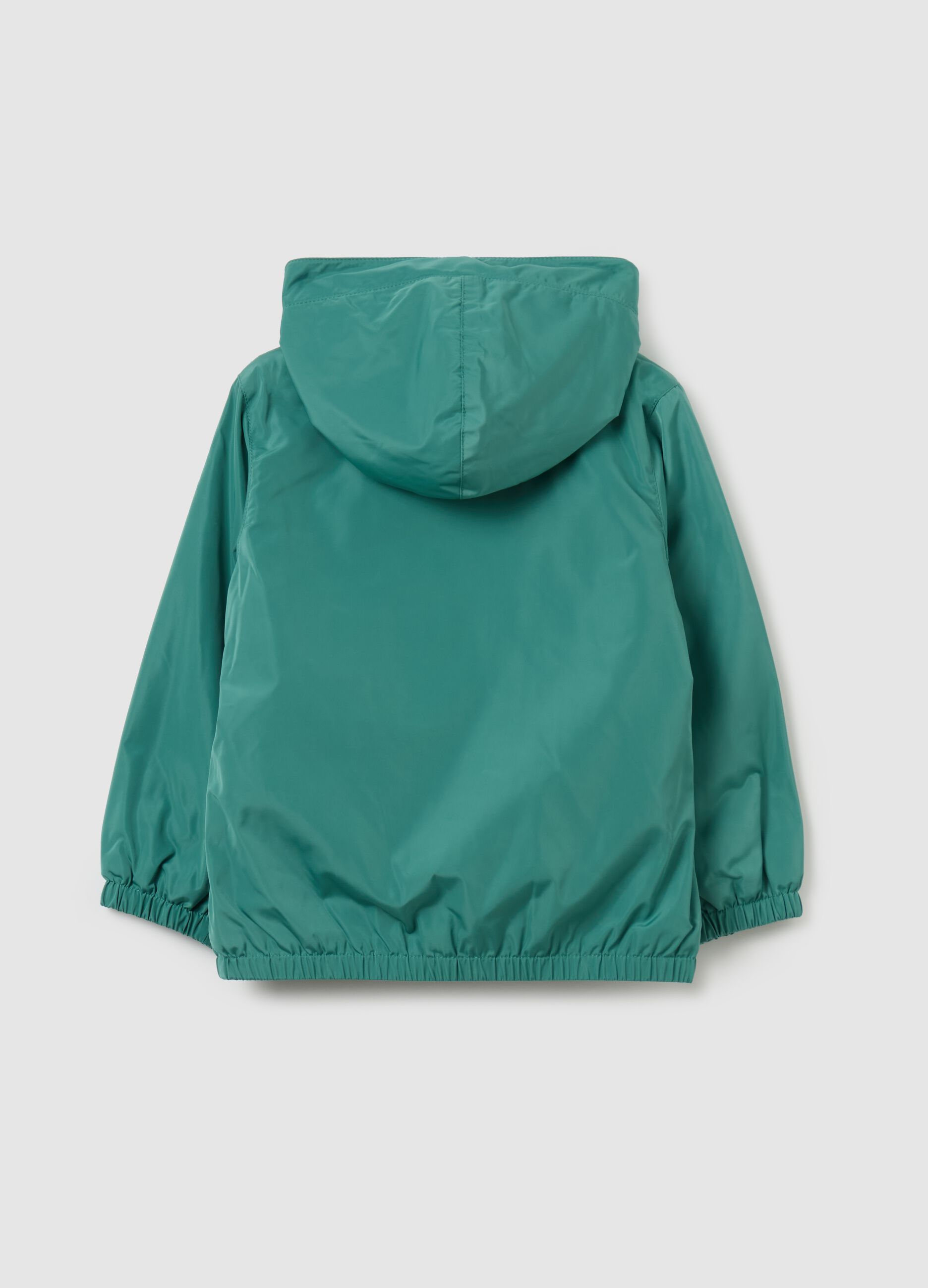 Waterproof jacket with hood