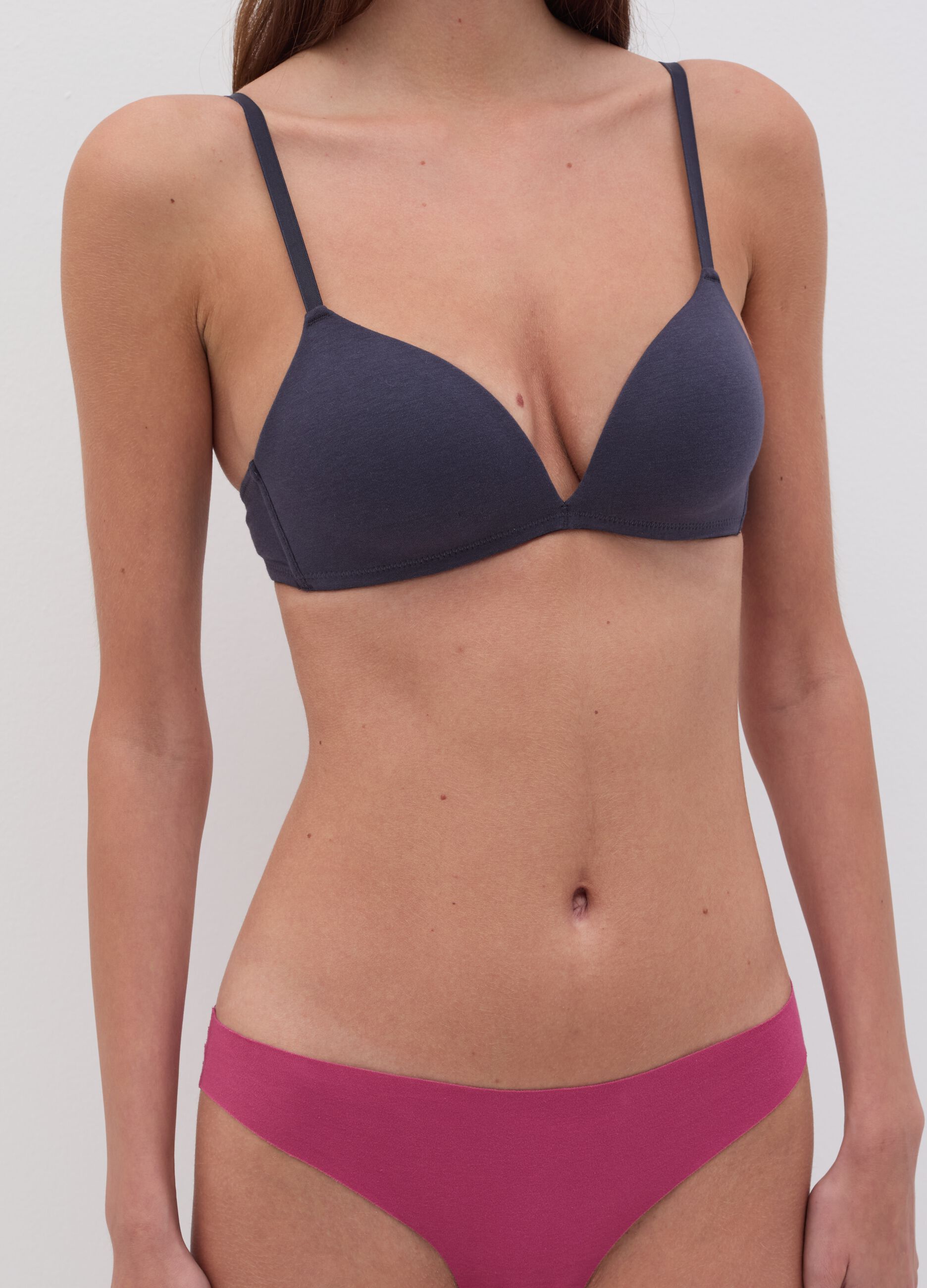 Sara triangle bra in organic cotton