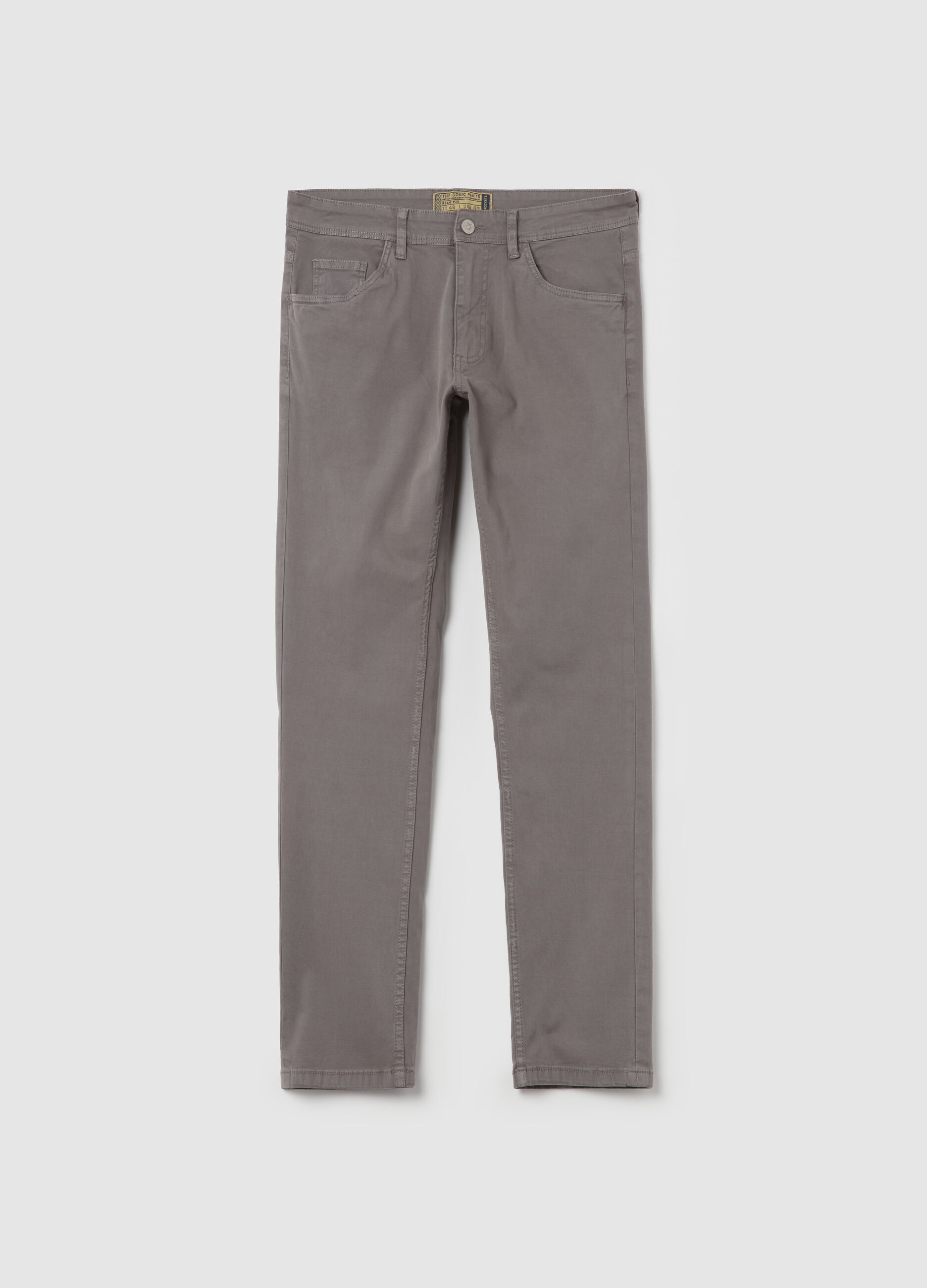 Pantaloni slim fit cinque tasche