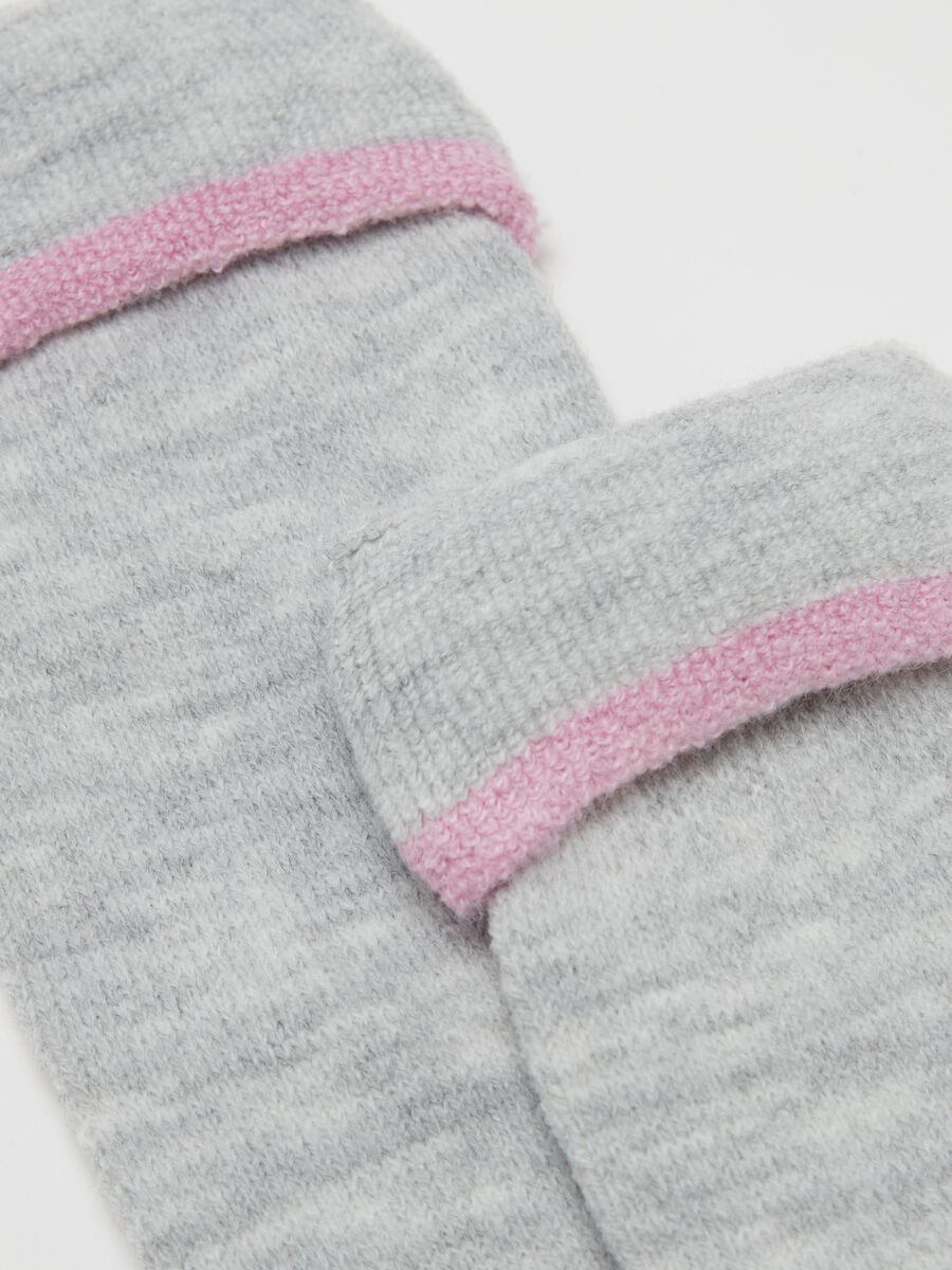 Short slipper socks with fold_2