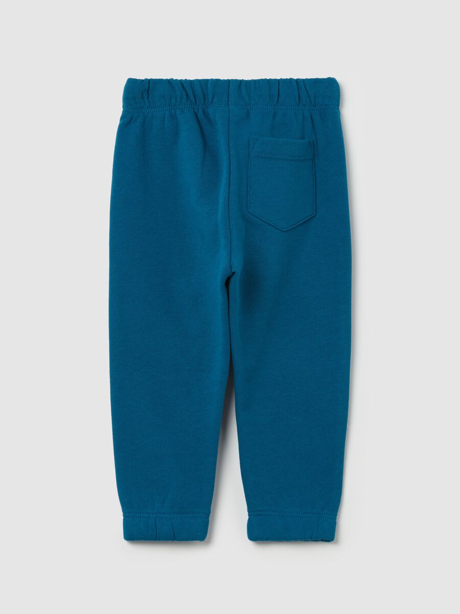 Fleece joggers with drawstring_1