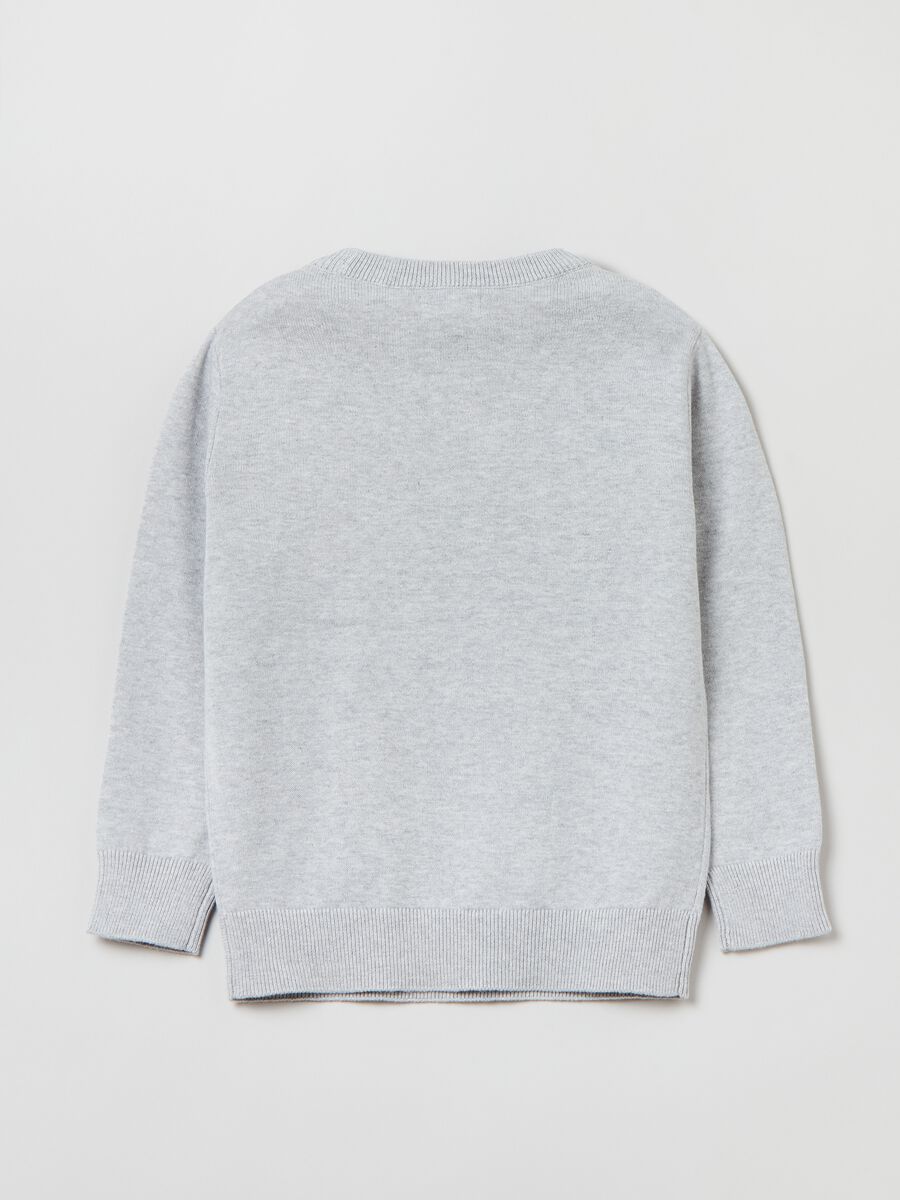 Cotton pullover with round neck_2