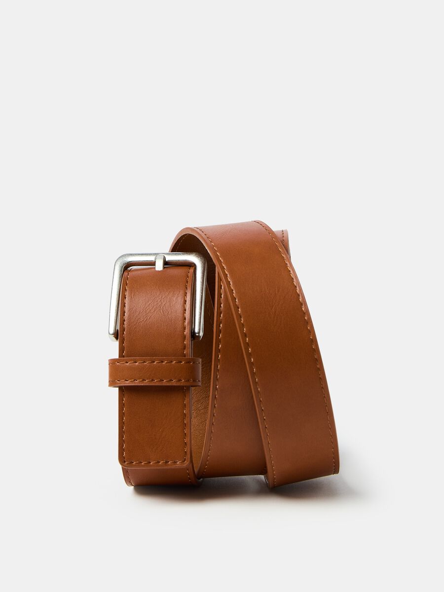 Belt with buckle with matte finish_2