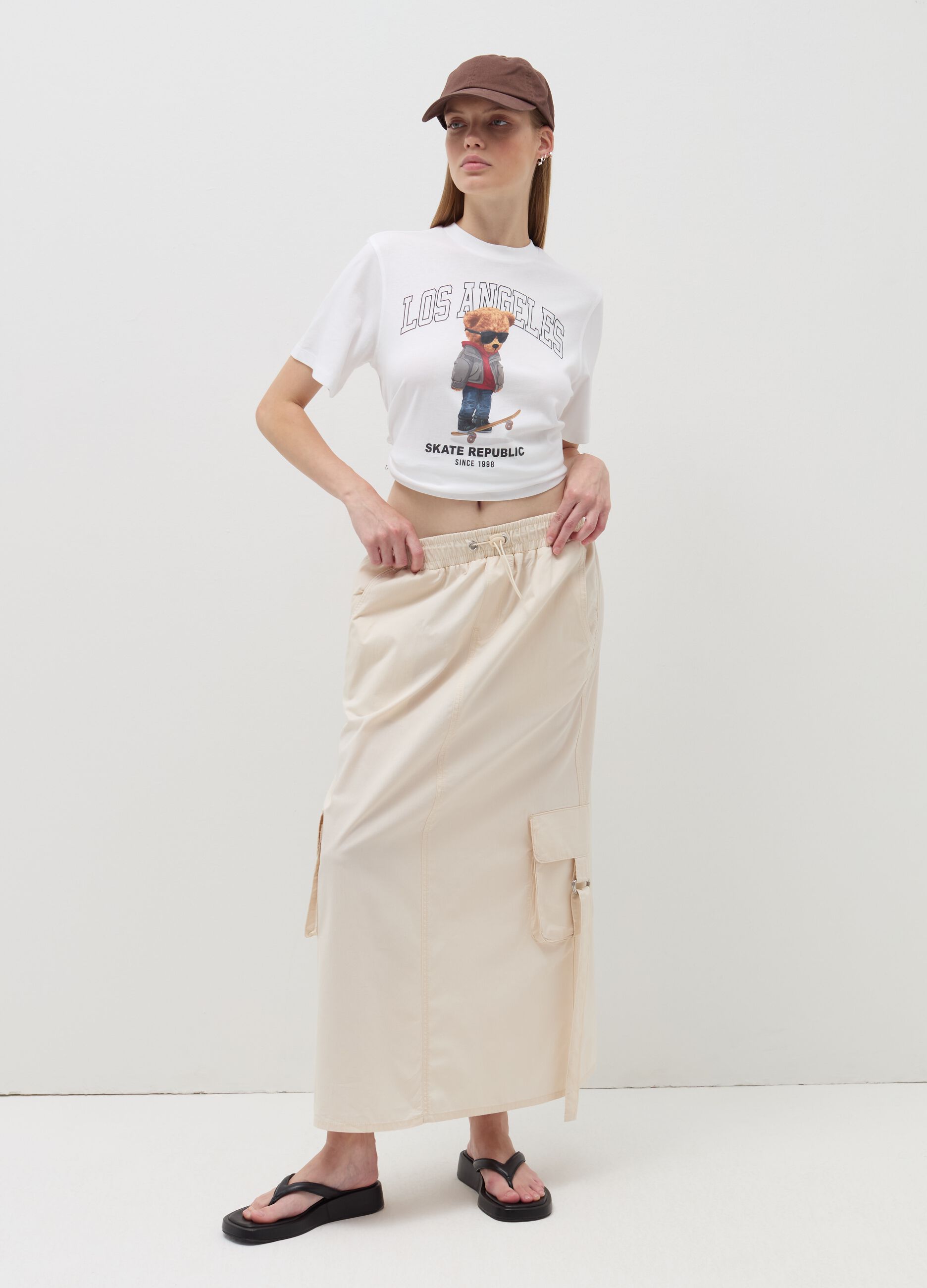 Relaxed-fit T-shirt in cotton