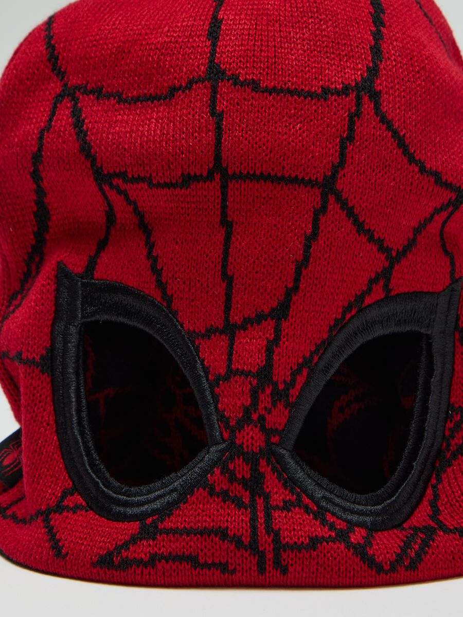 Berretto in maglia con disegno Spider-Man_2