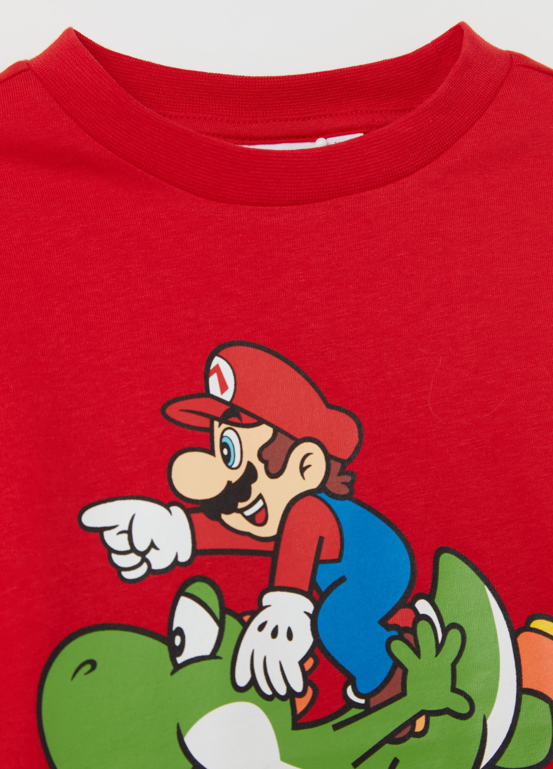 T-shirt maniche lunghe con stampa Super Mario™