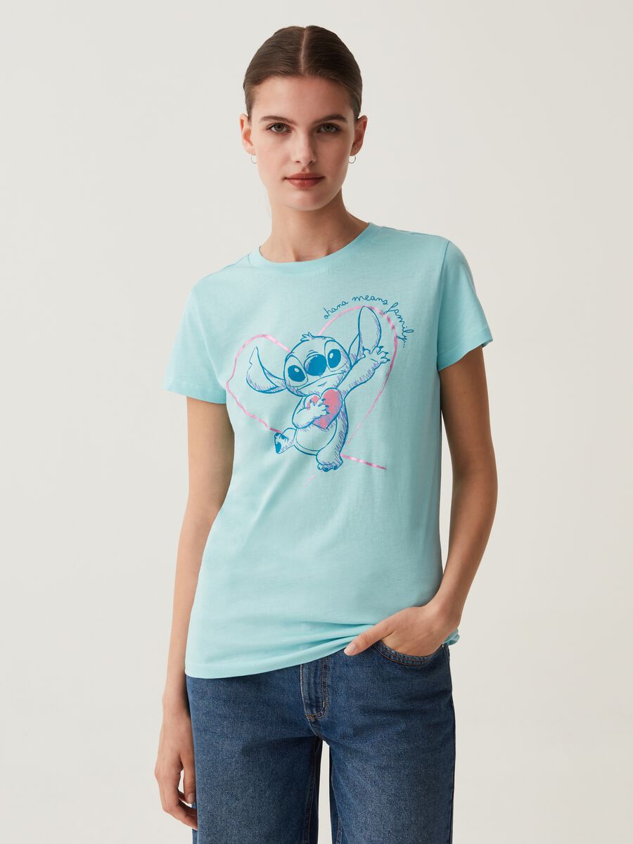 T-shirt with Disney Stitch print_1