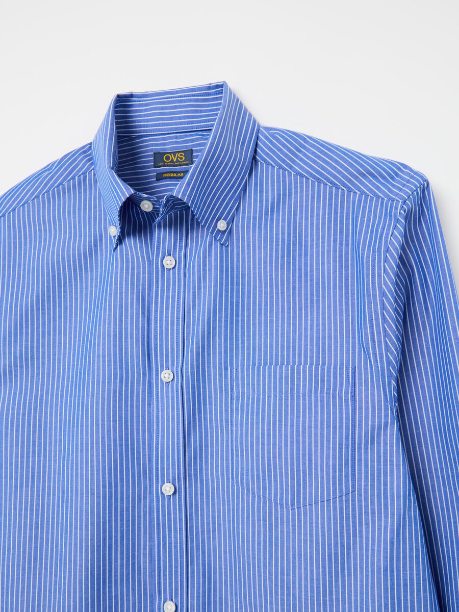 Regular-fit shirt with striped pattern_5