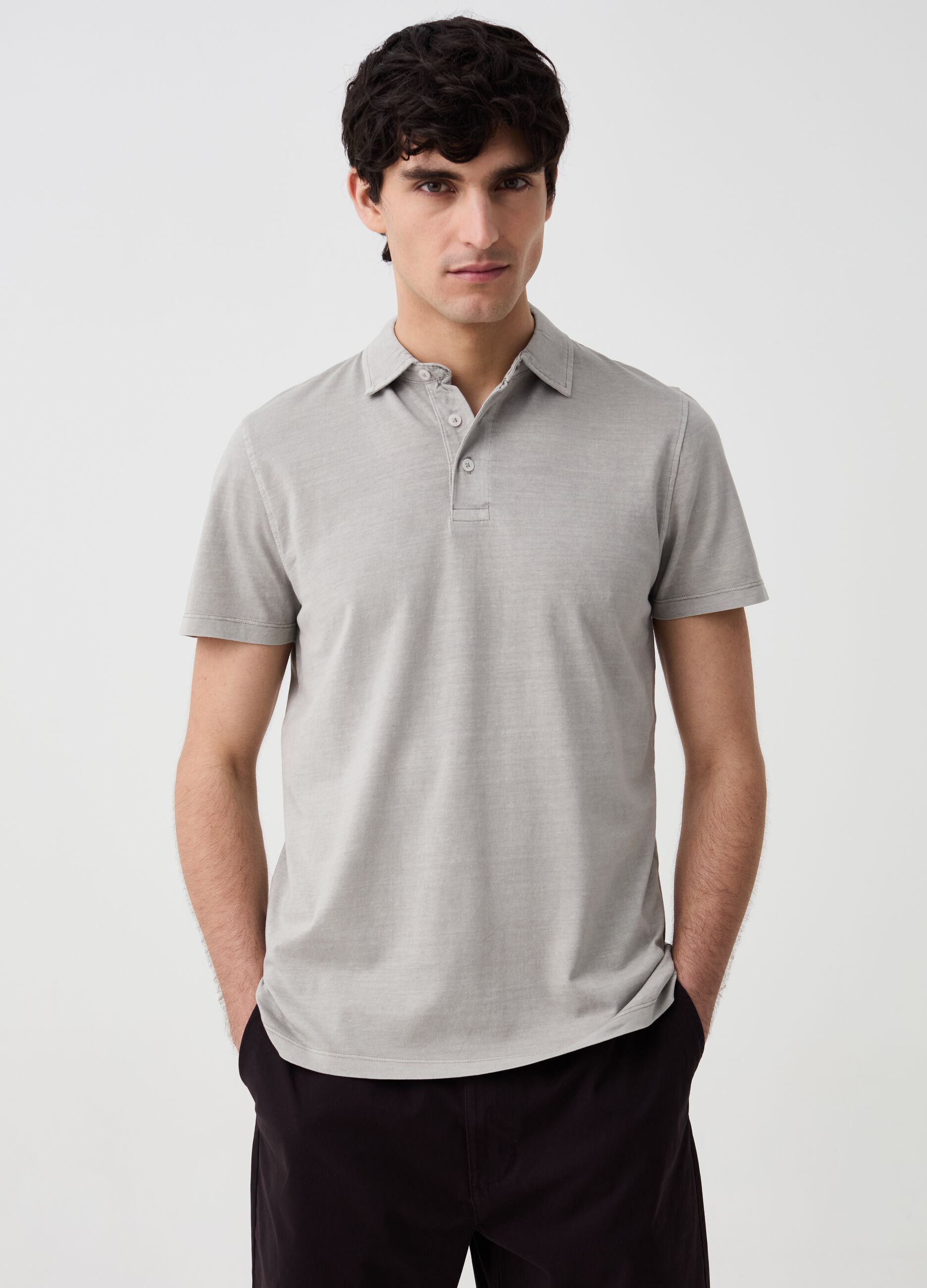 Ovs Polo in jersey di cotone