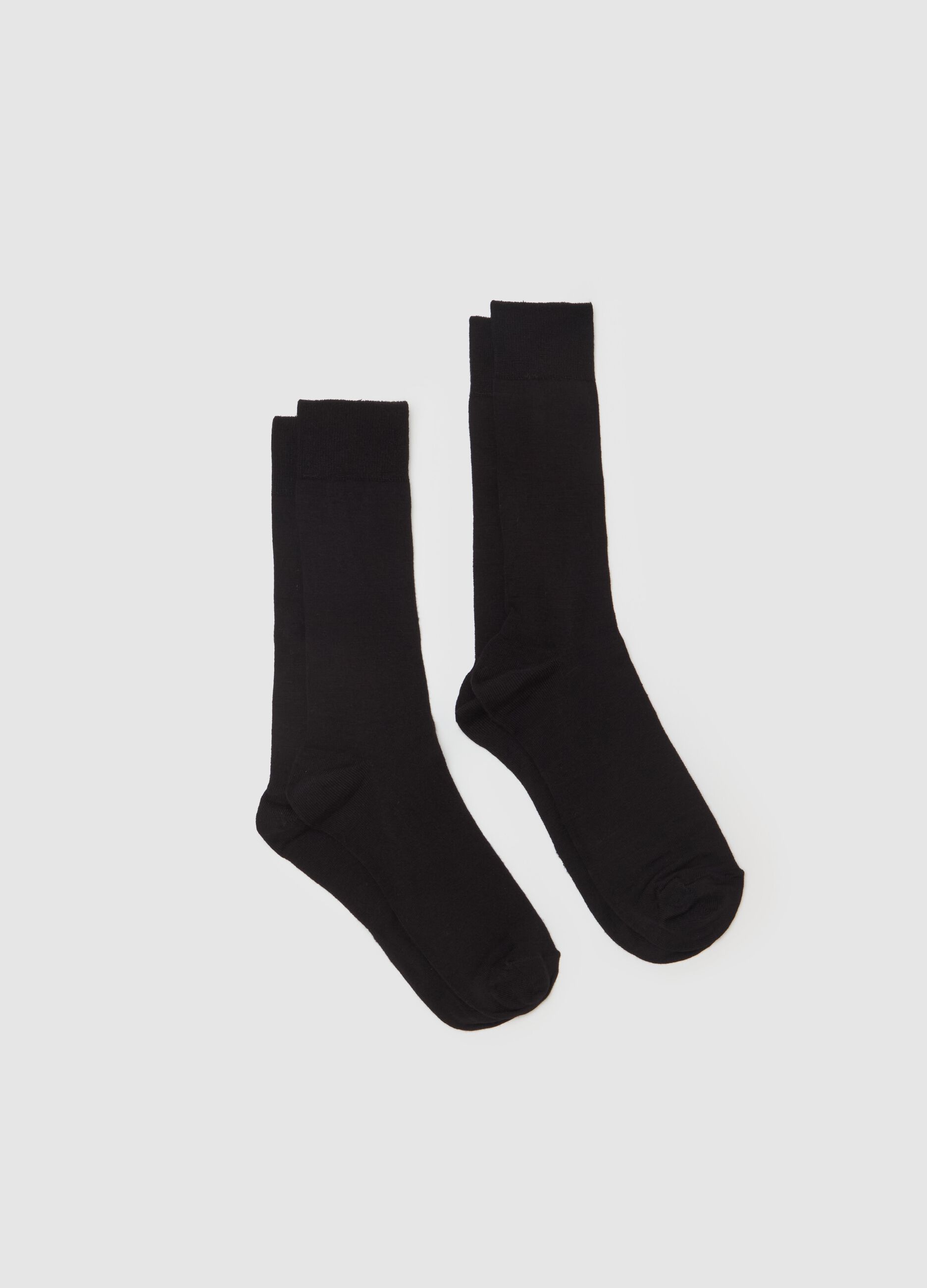 Two-pack midi socks in bamboo viscose