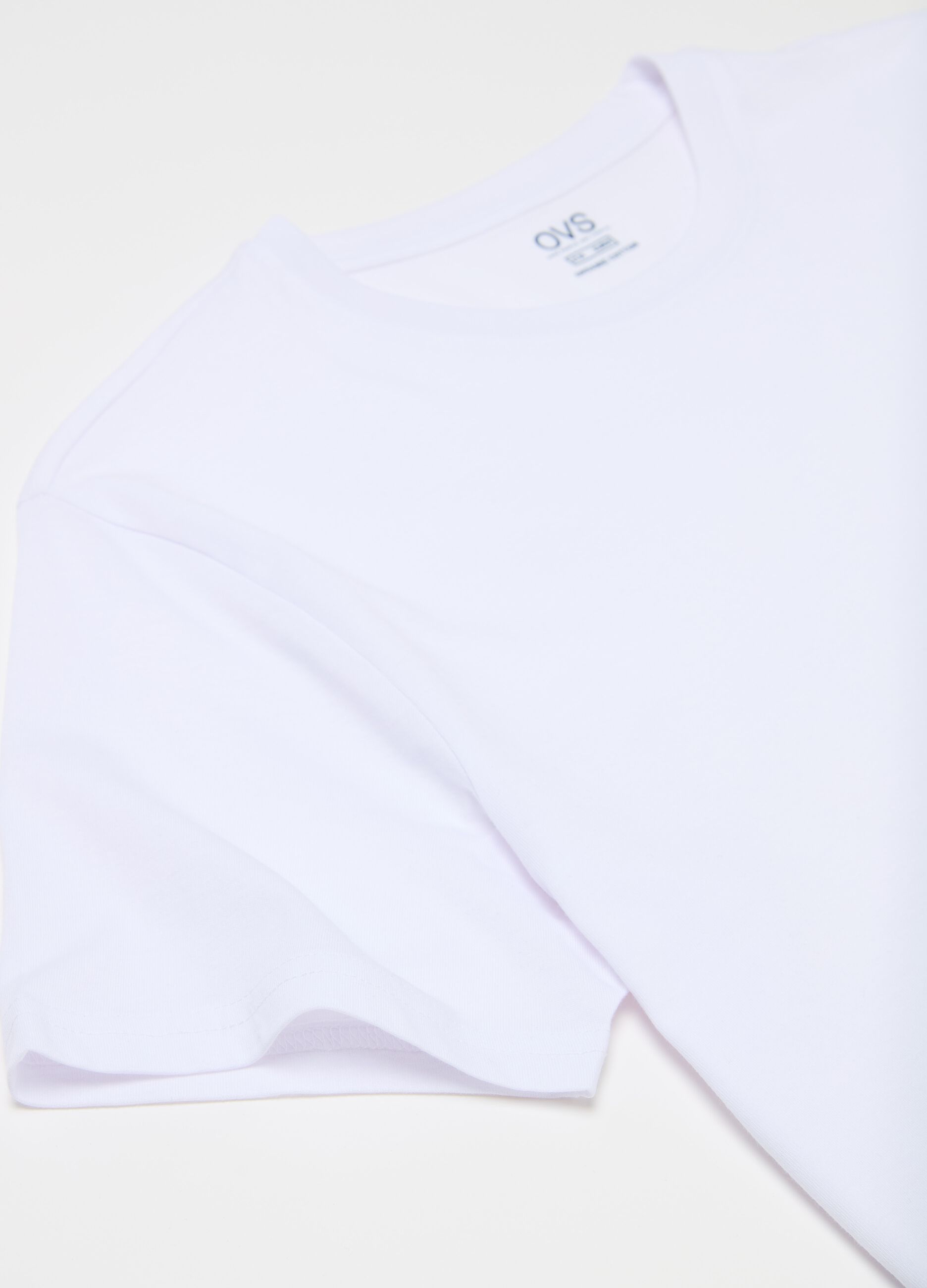 Three-pack organic cotton undershirts