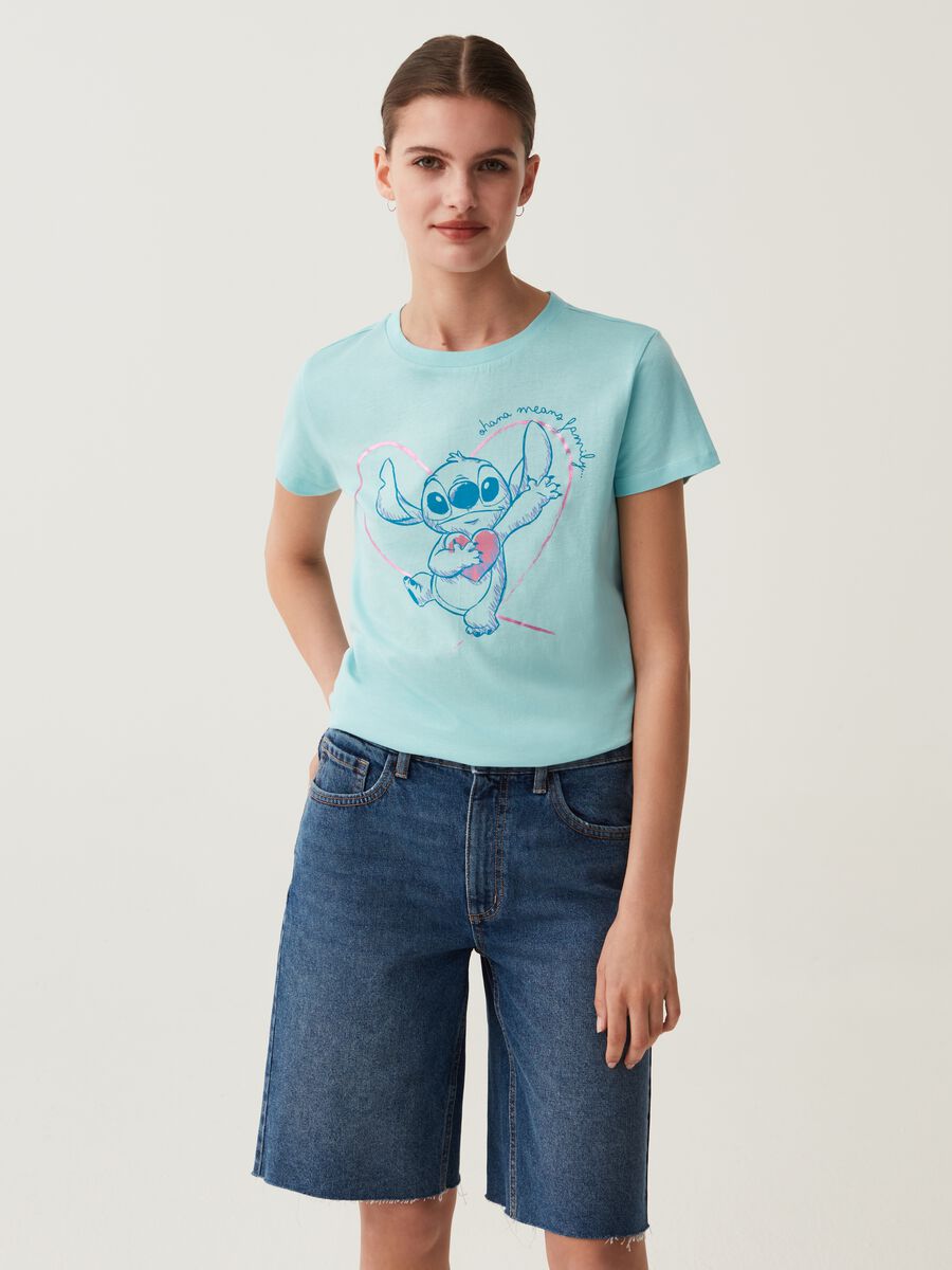 T-shirt with Disney Stitch print_0