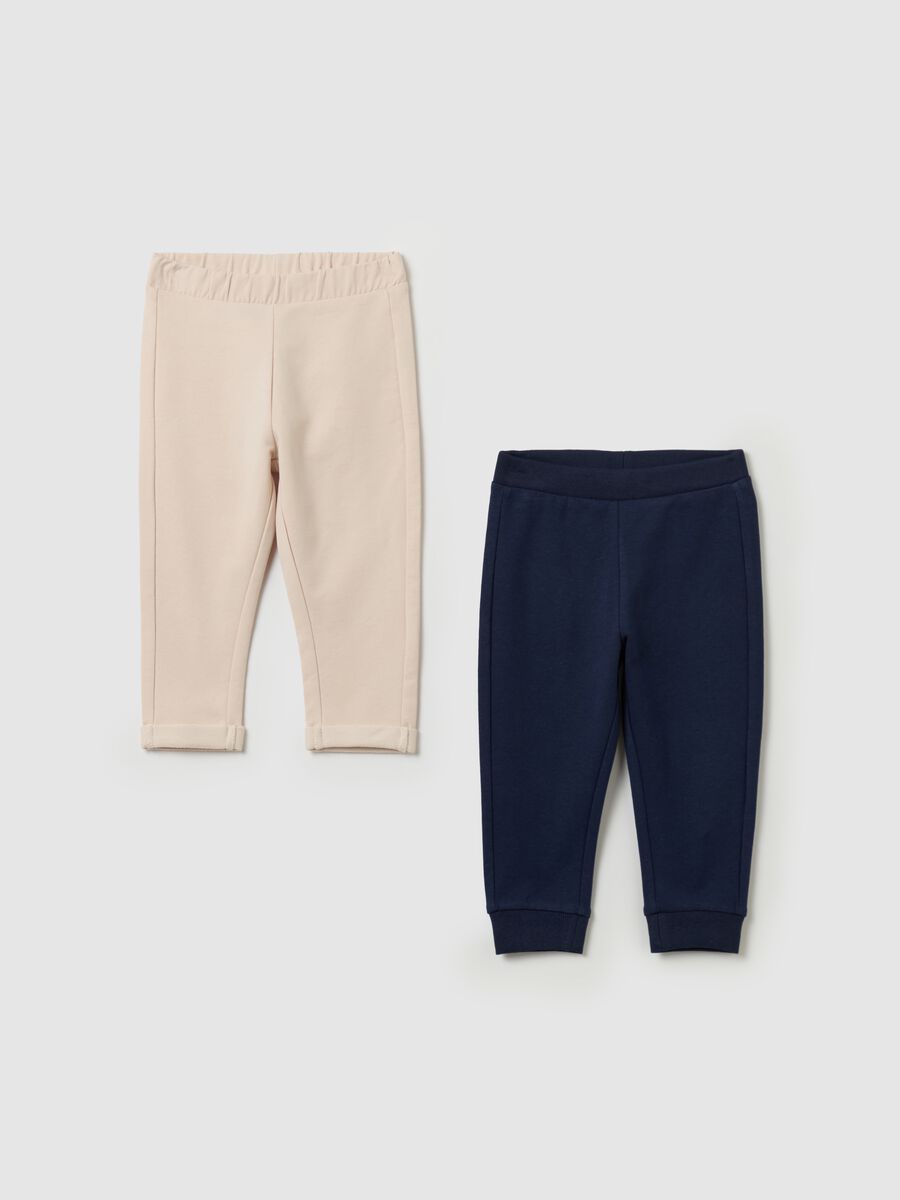 Two-pack stretch cotton joggers_0