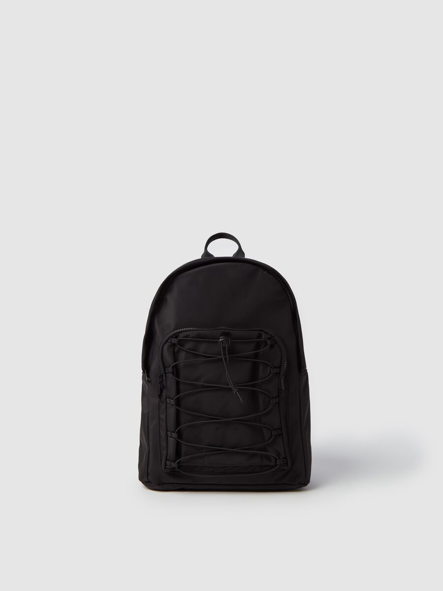 Nylon backpack with pocket_0