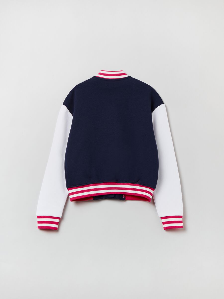 Bomber varsity con patch lettering_1