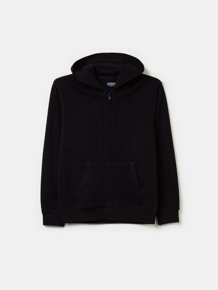 Full-zip Essential con cappuccio_0