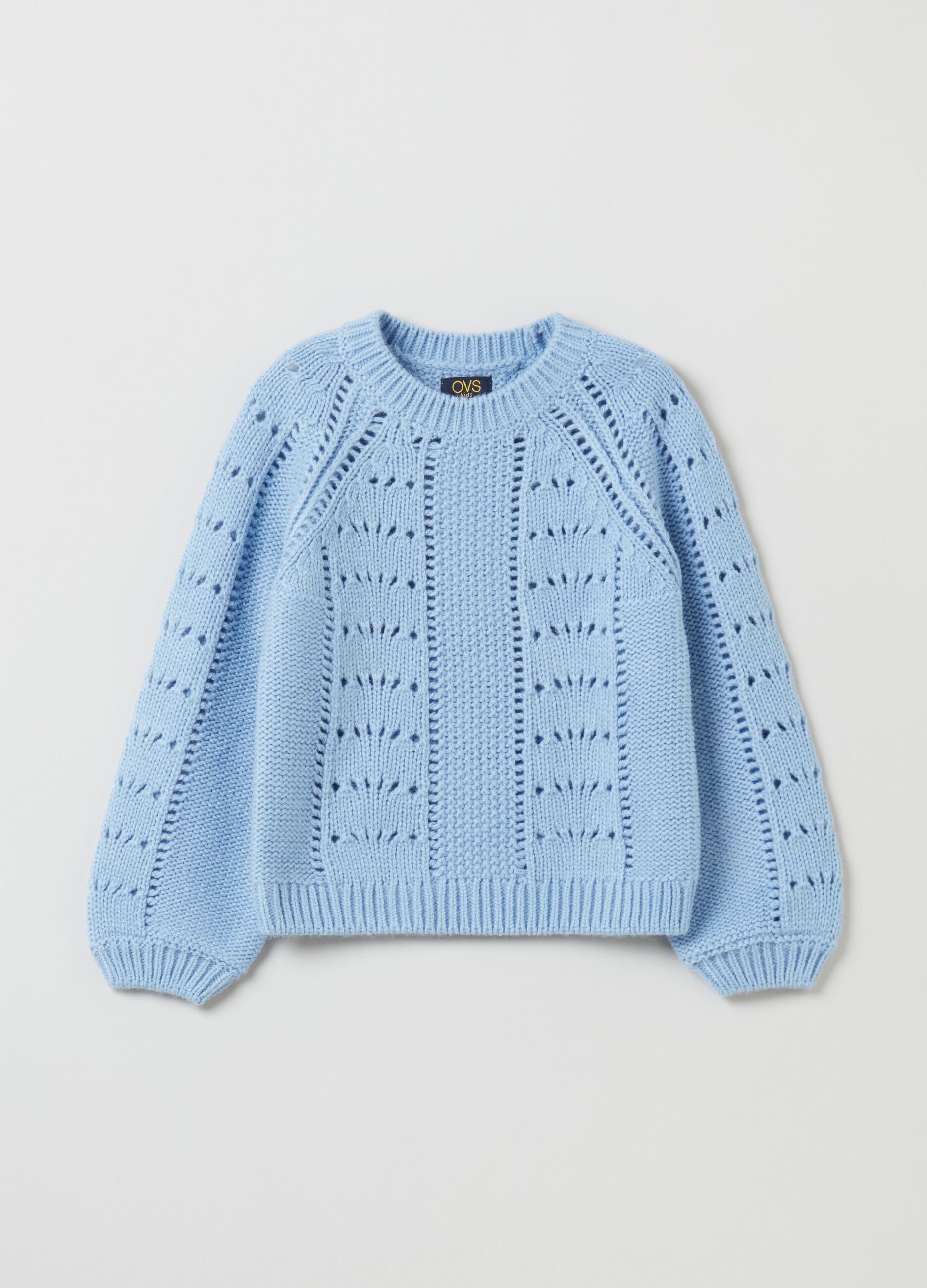 Openwork pullover