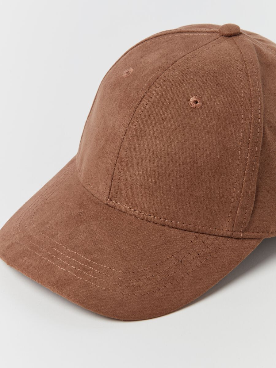 Suede-effect baseball cap_2