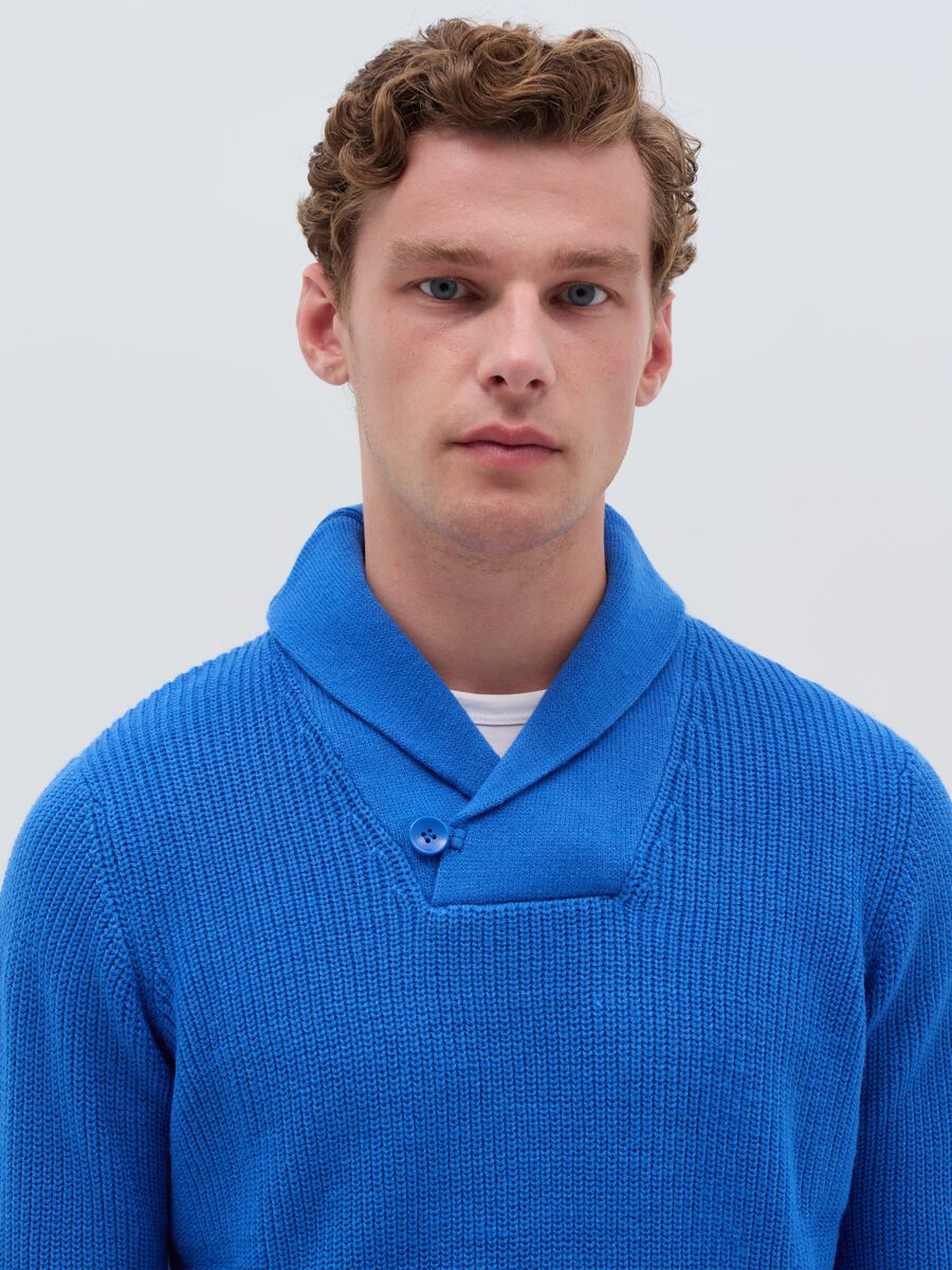 Pullover with shawl neck_3