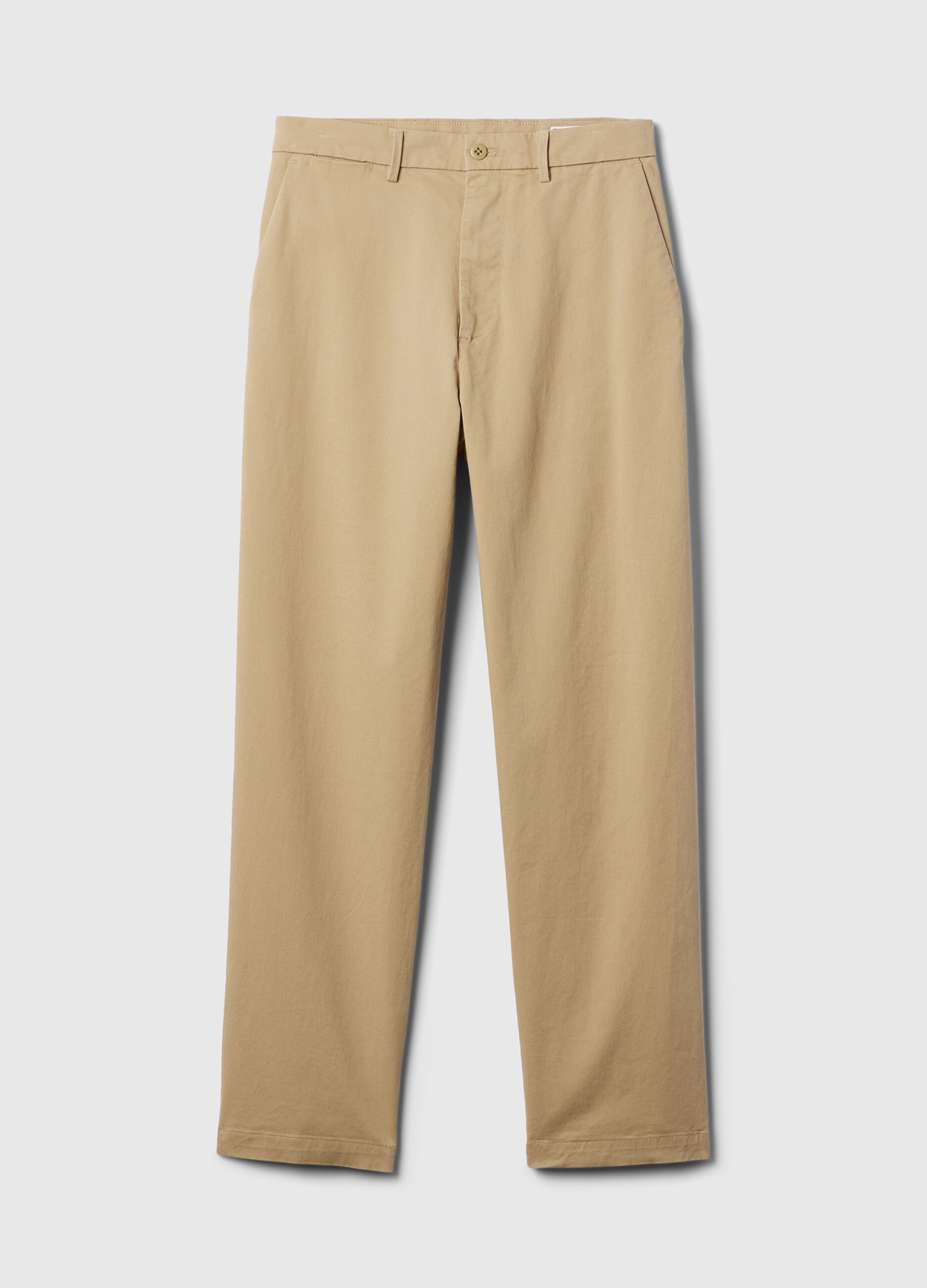 Baggy-fit trousers in stretch cotton