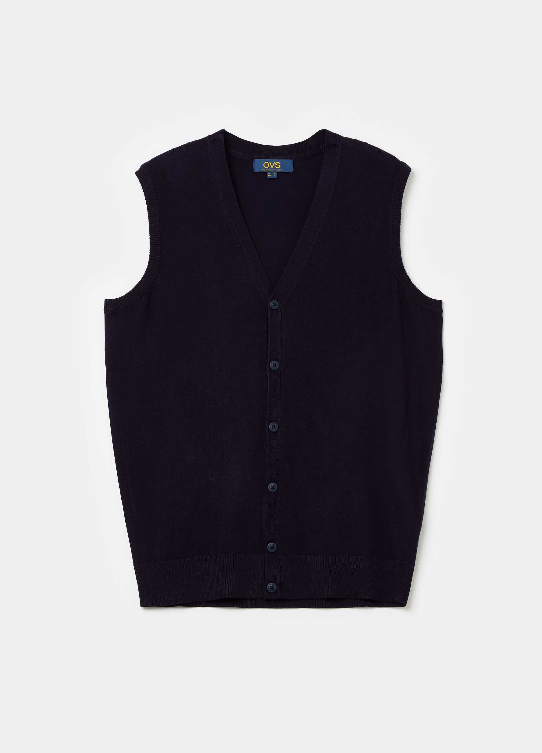 Gilet with V neck