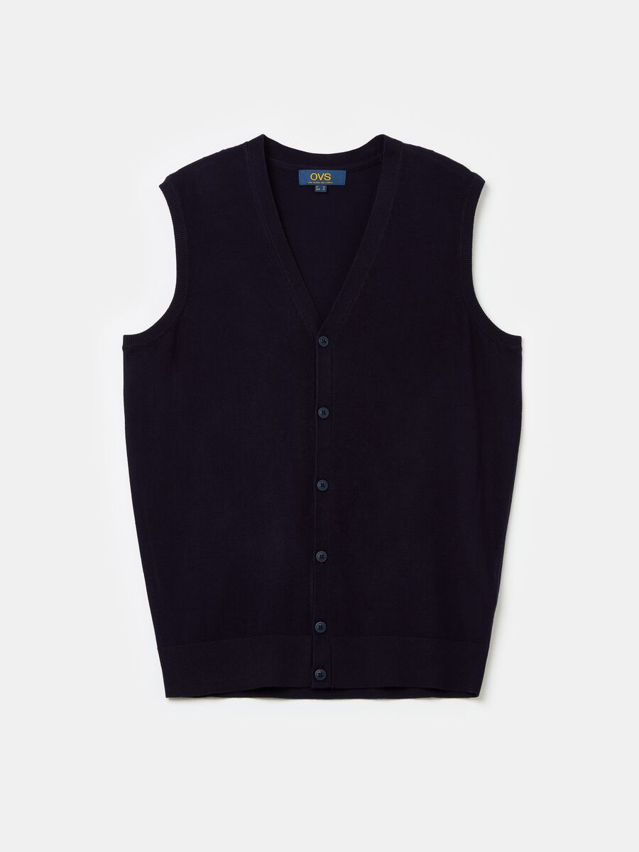 Gilet with V neck_4