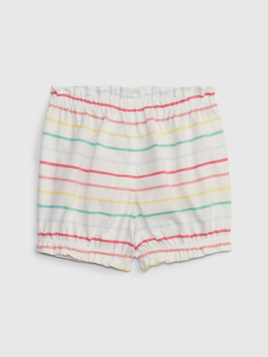 Cotton shorts with print and embroidery_1
