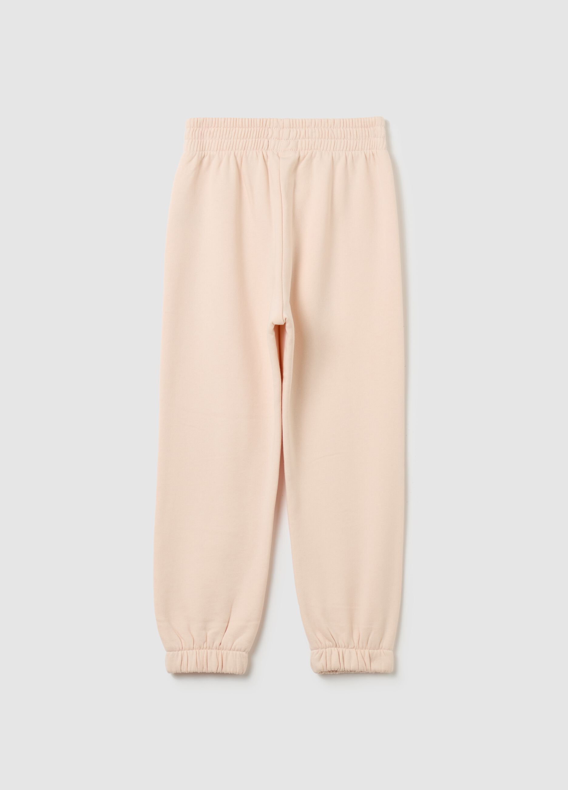 Solid colour plush joggers