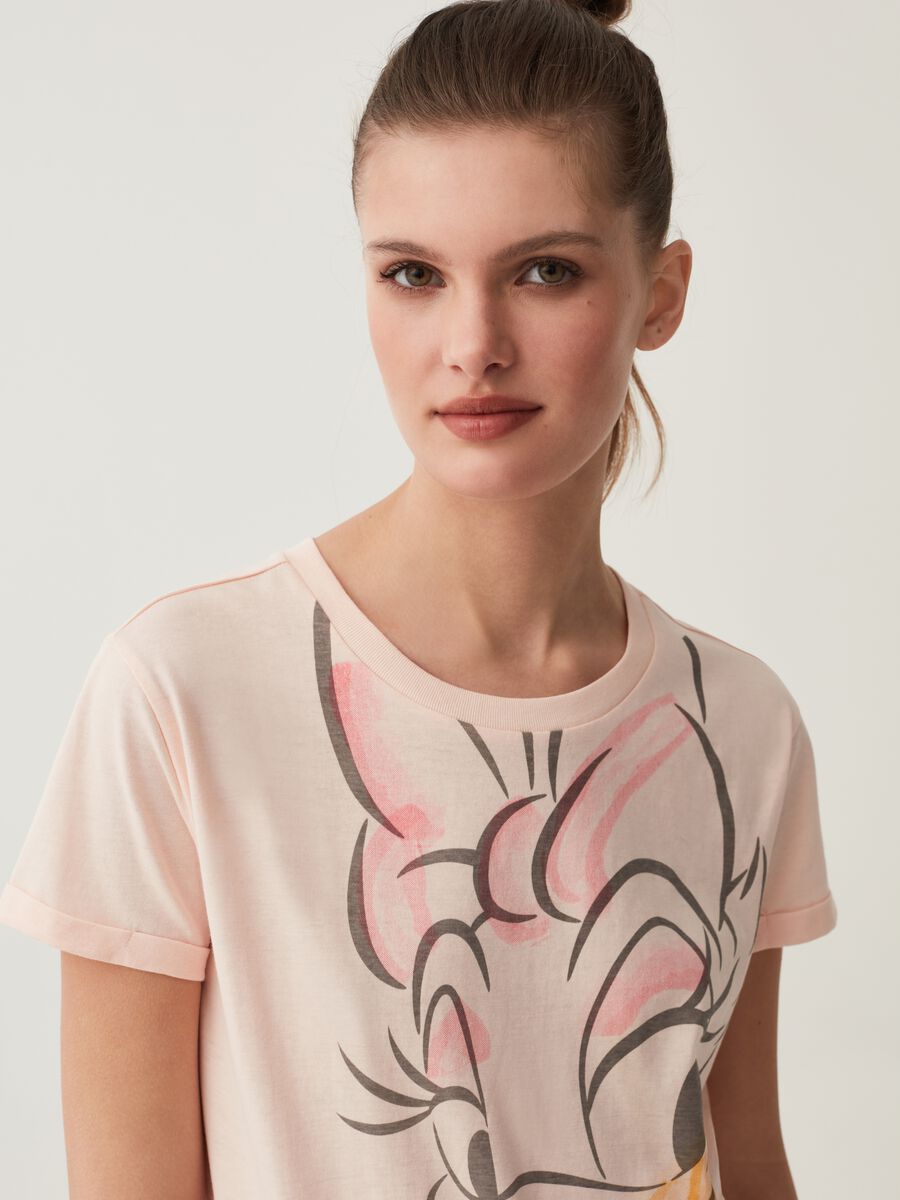 T-shirt with Disney Daisy Duck print_1