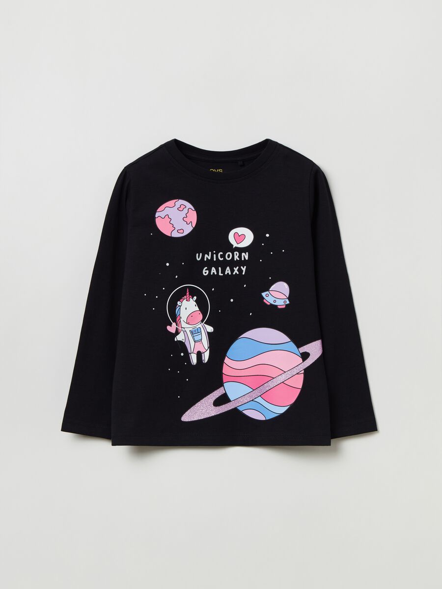 Long-sleeved T-shirt with print_0