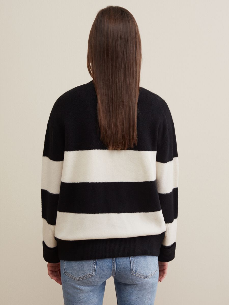 Oversized striped pullover_2